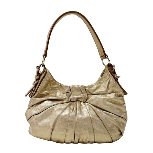 Metallic Gold Shoulder Bag
