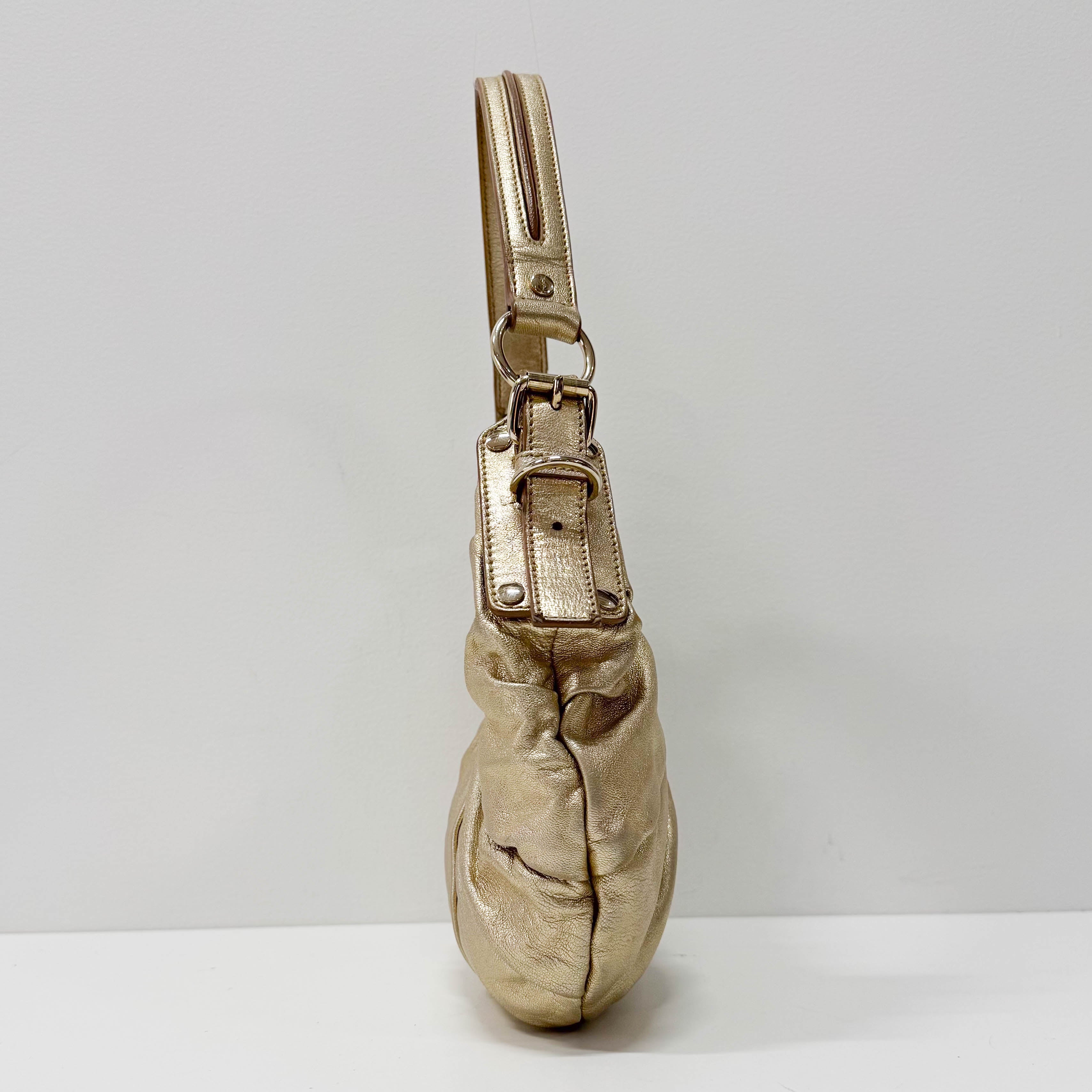 Metallic Gold Shoulder Bag