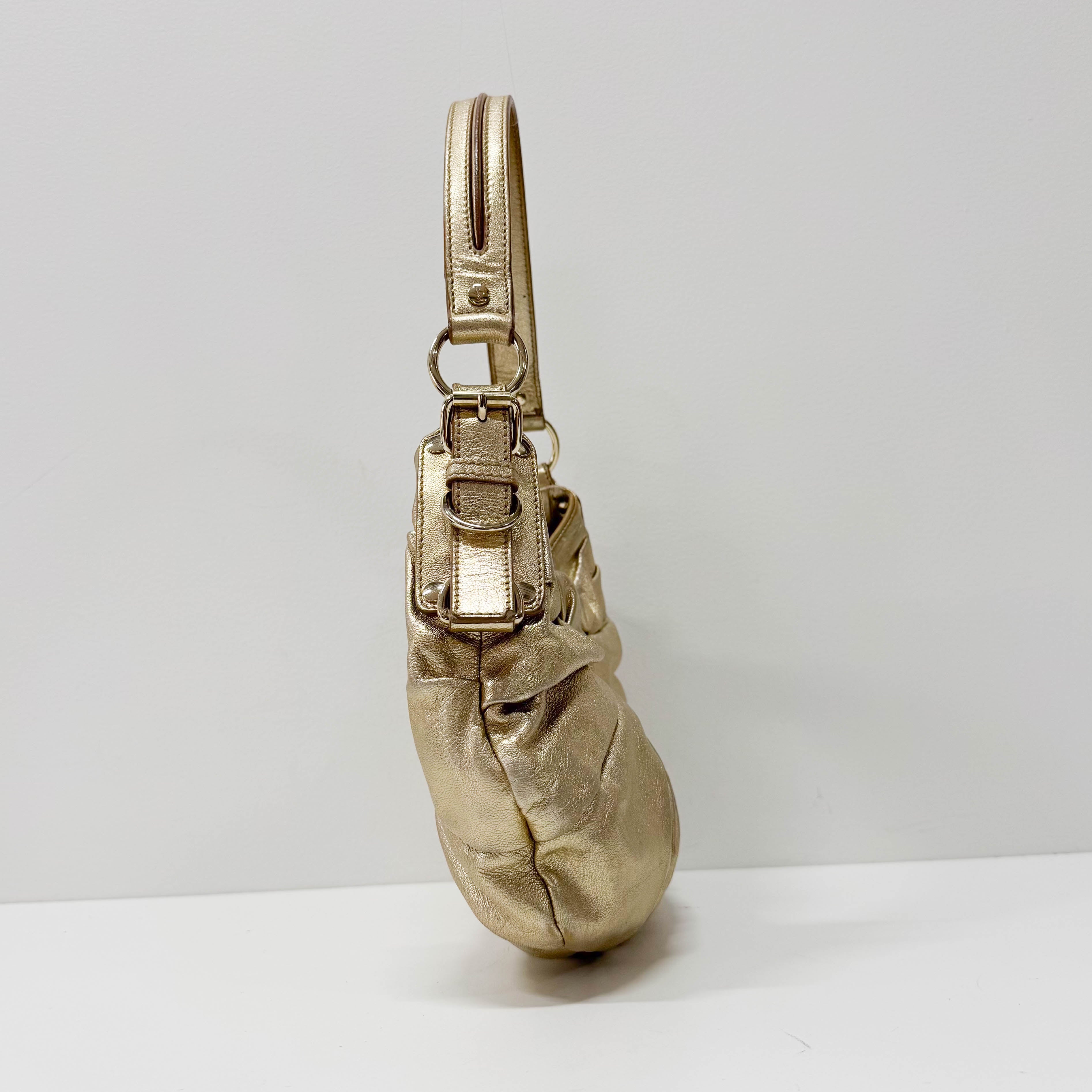 Metallic Gold Shoulder Bag