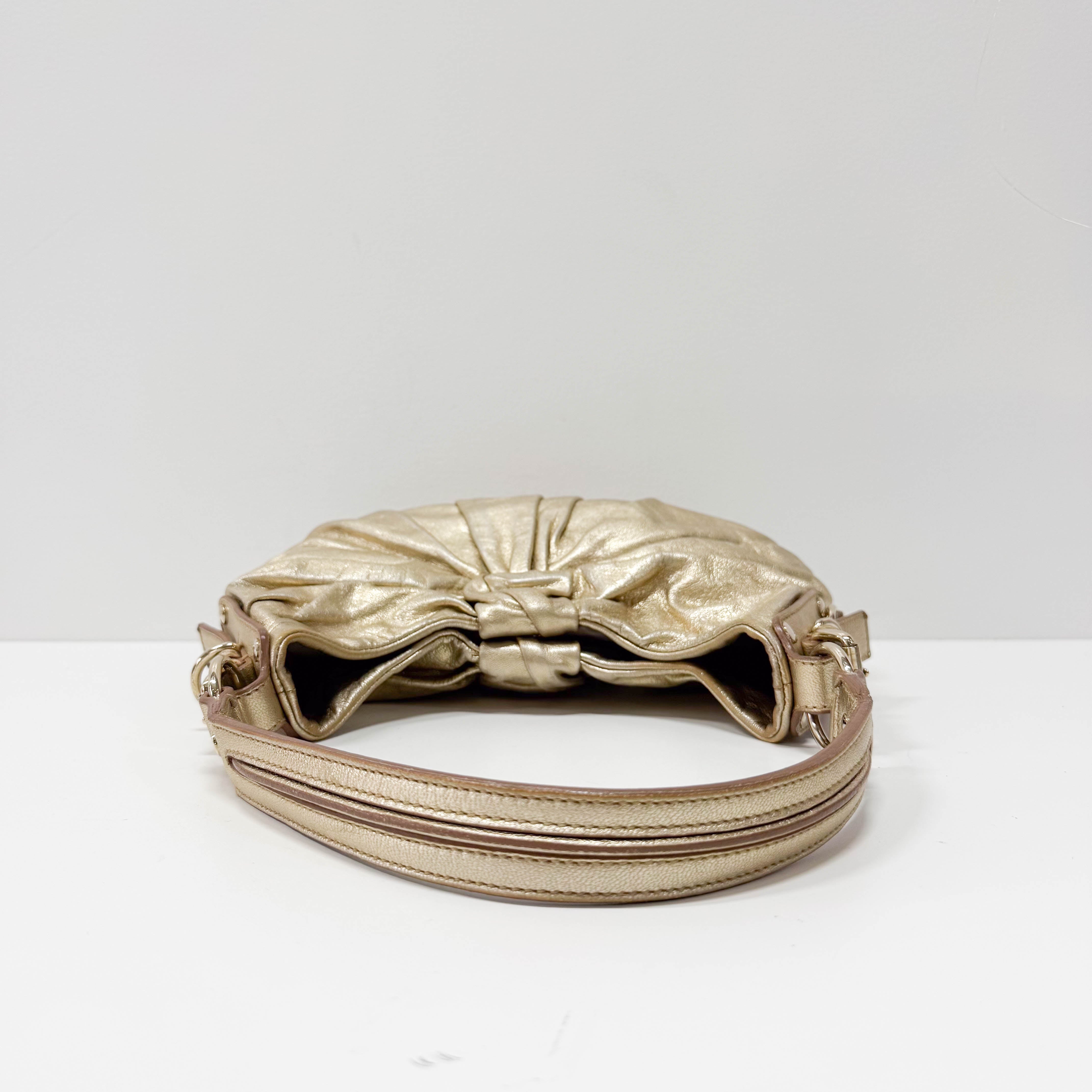 Metallic Gold Shoulder Bag