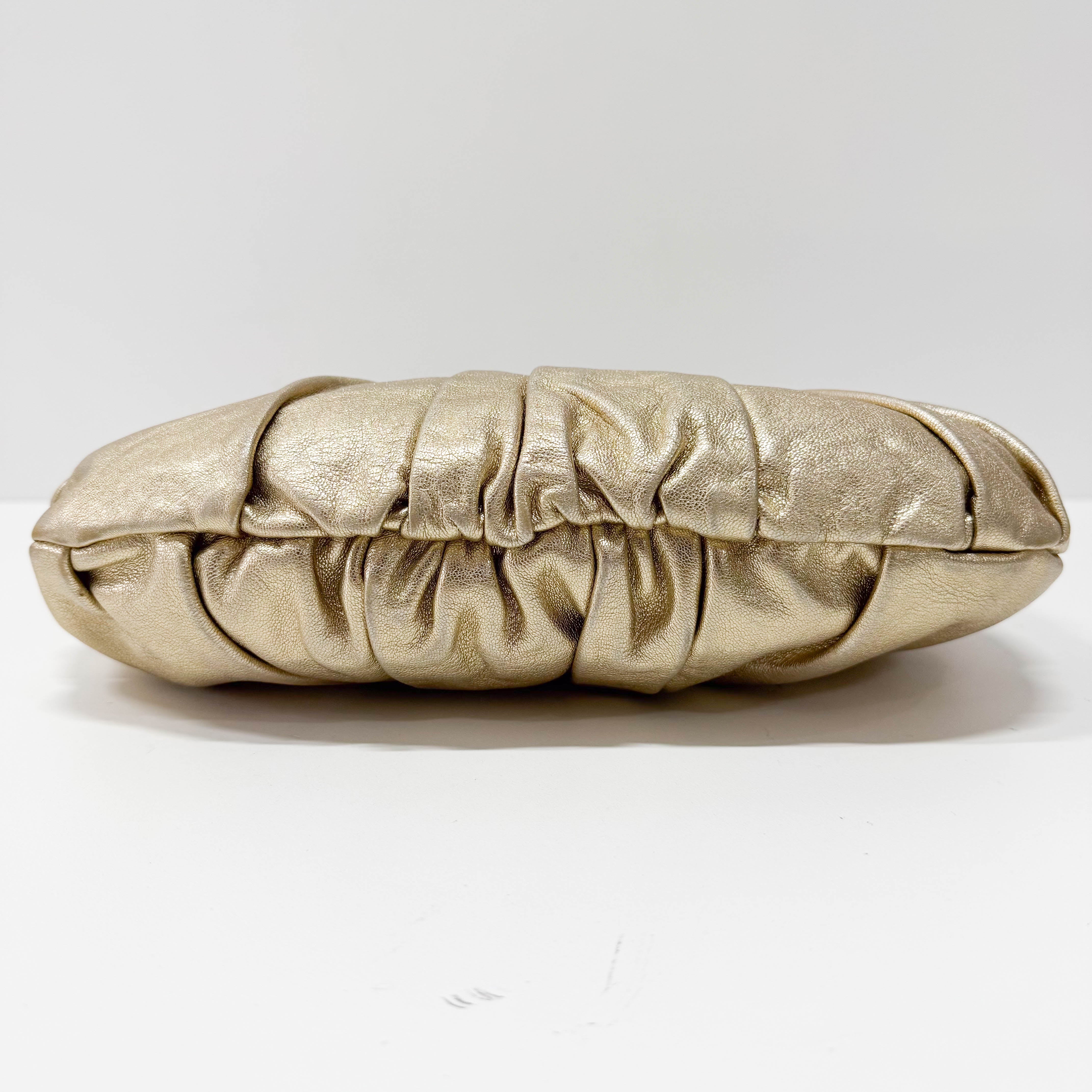 Metallic Gold Shoulder Bag