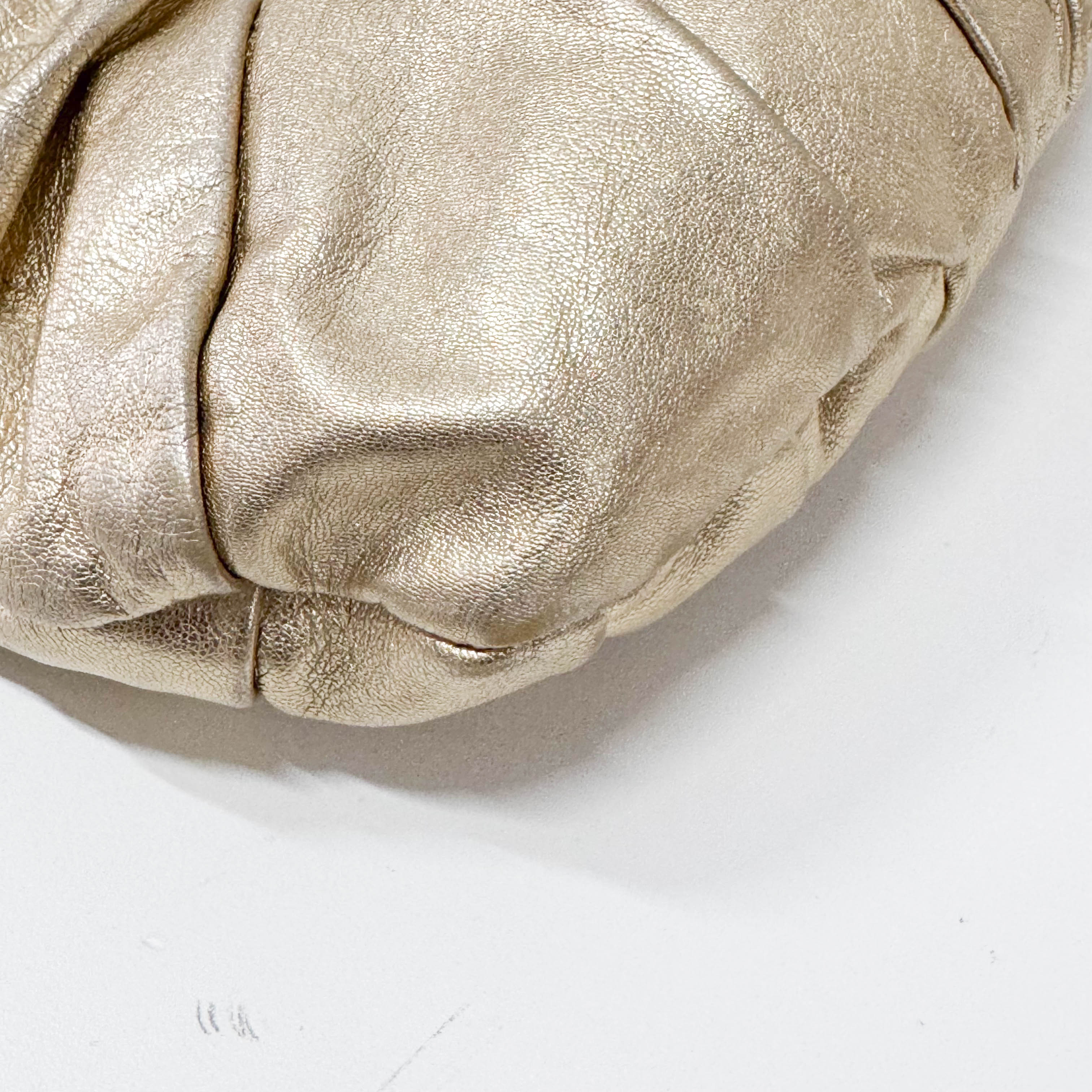 Metallic Gold Shoulder Bag