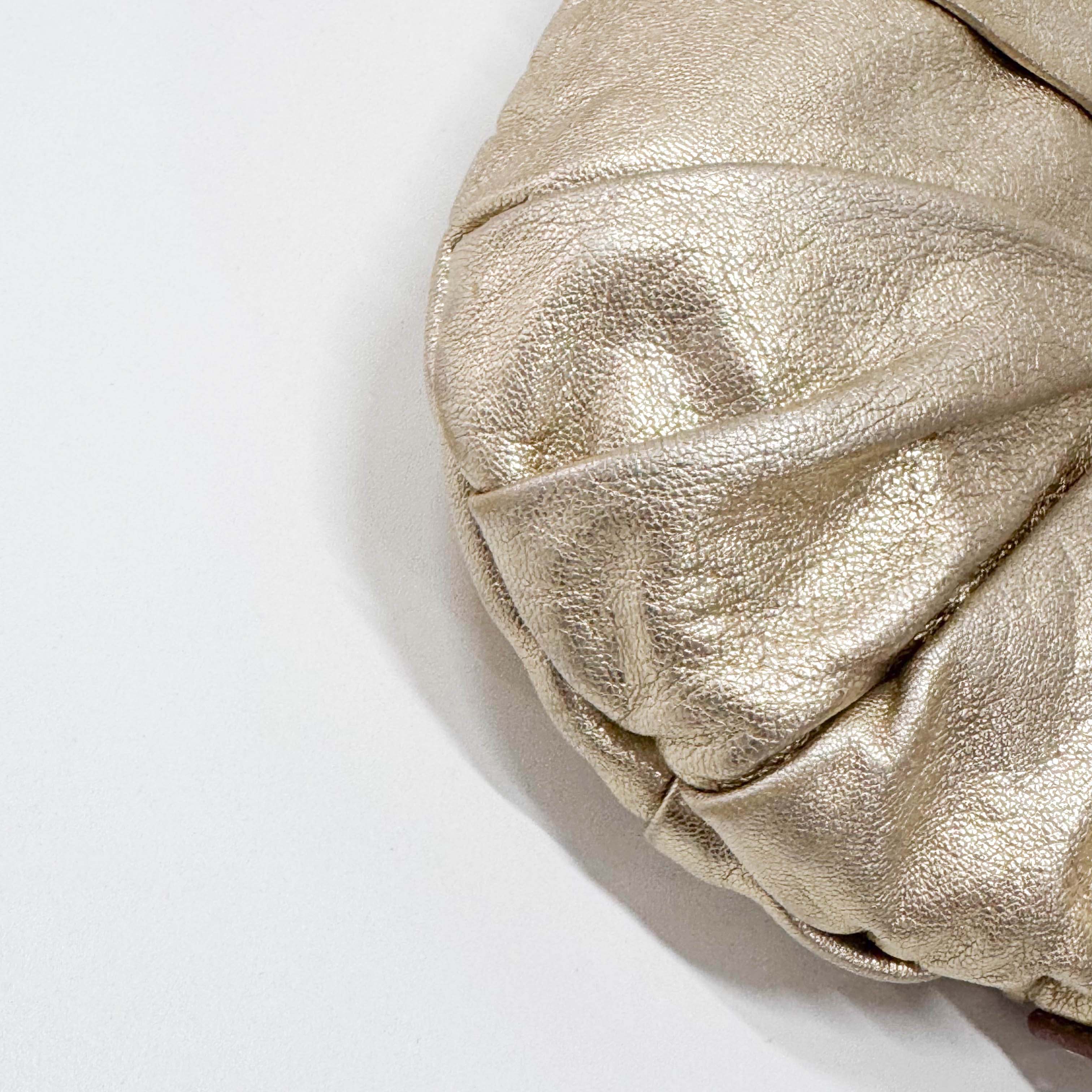 Metallic Gold Shoulder Bag