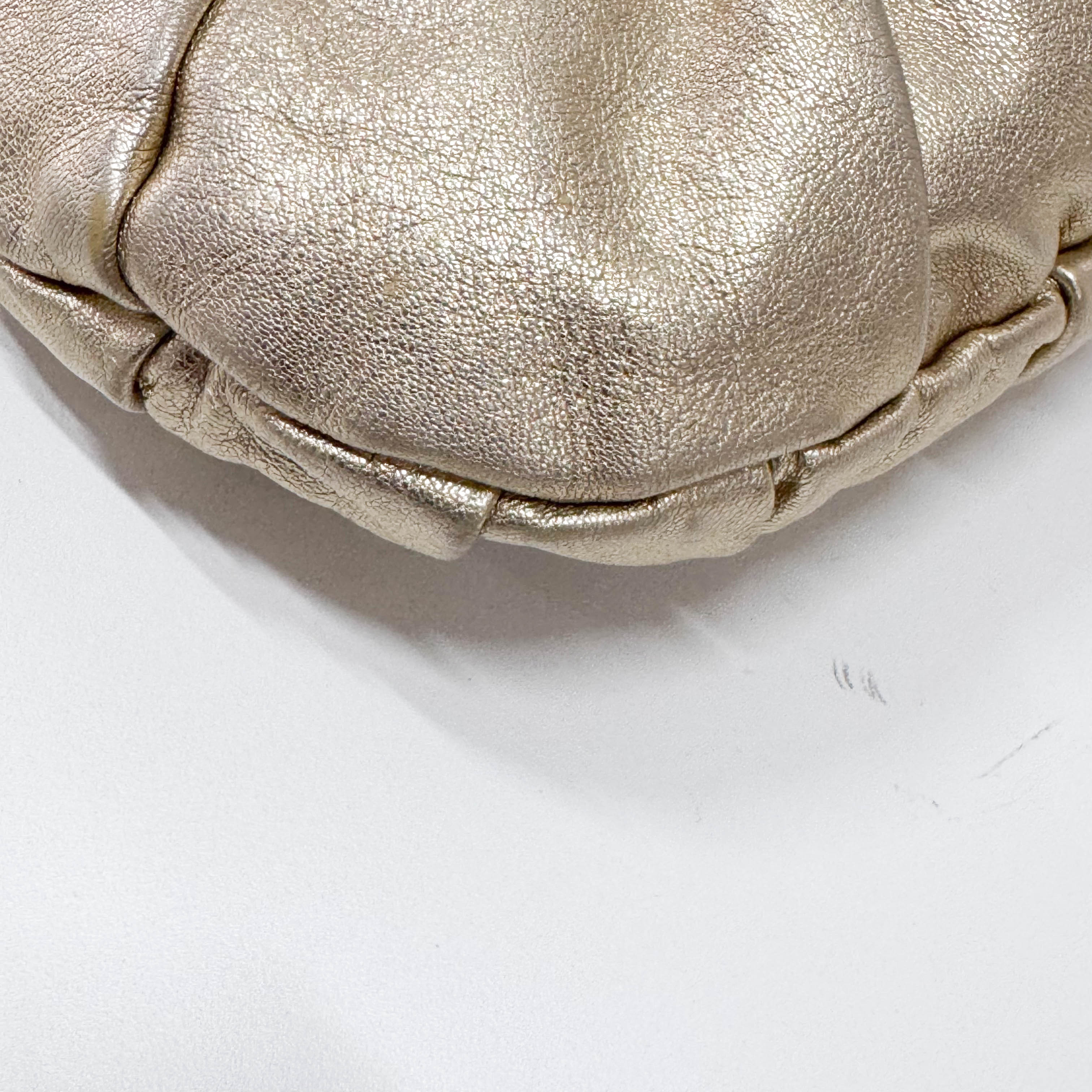 Metallic Gold Shoulder Bag