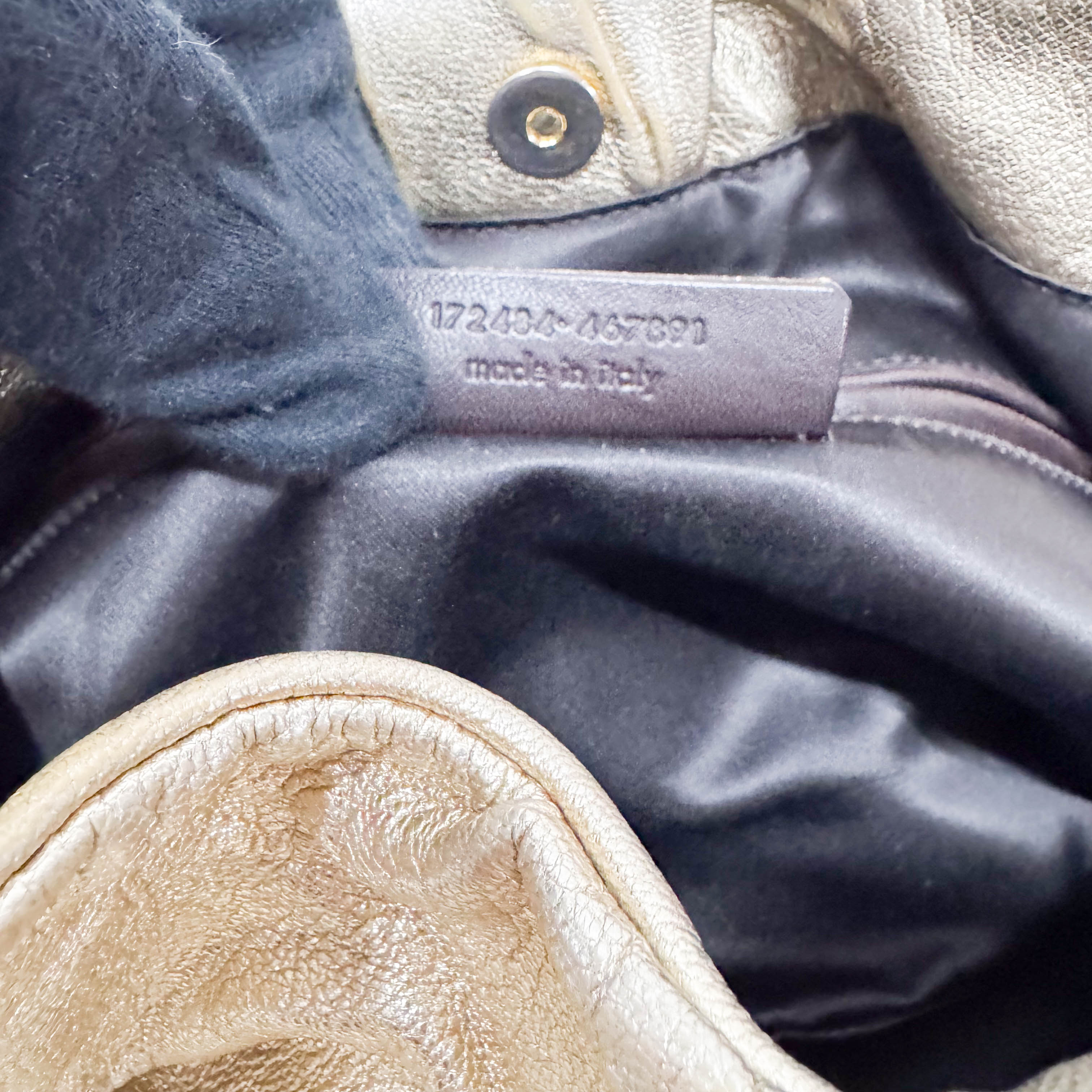 Metallic Gold Shoulder Bag