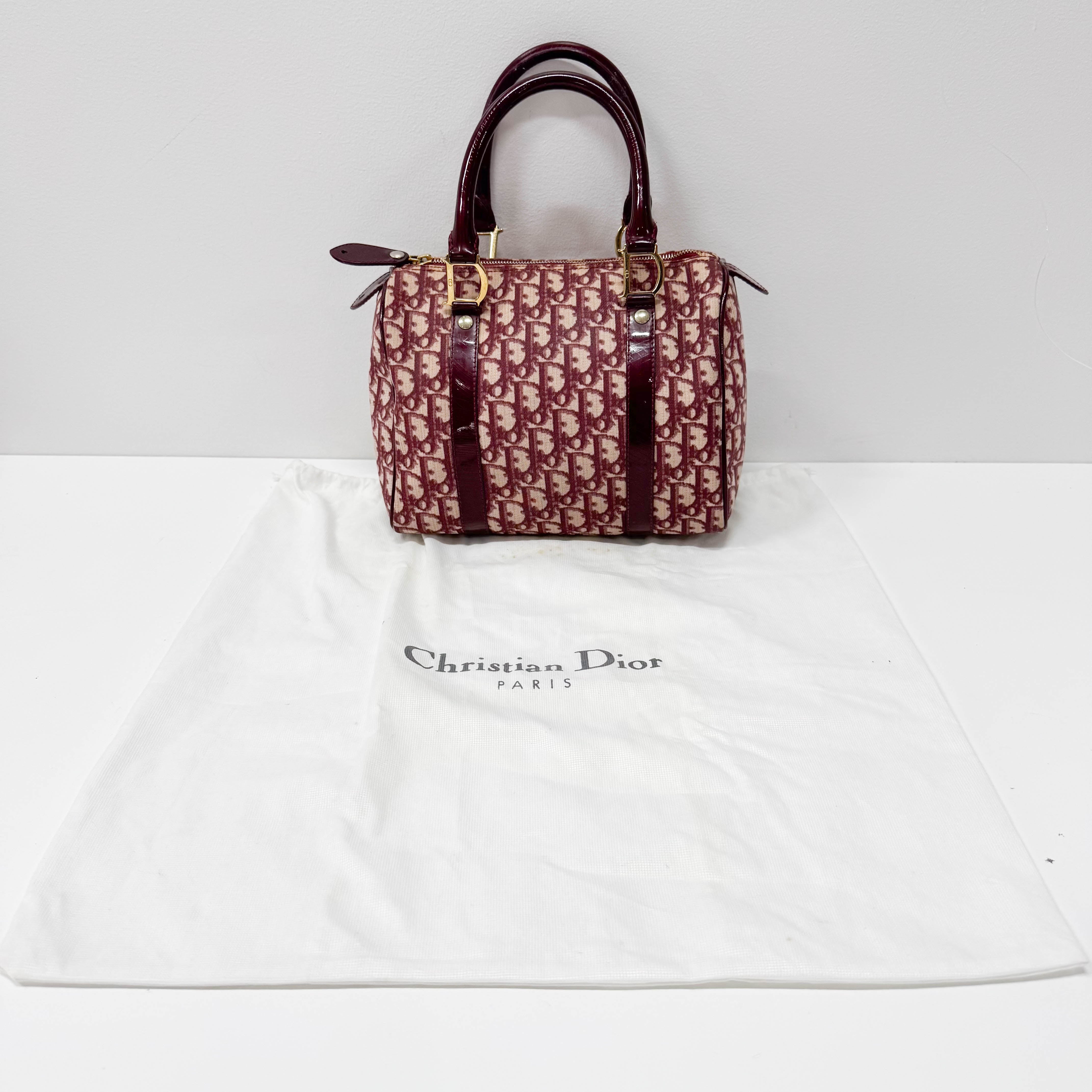 Trotter Red Canvas Handbag