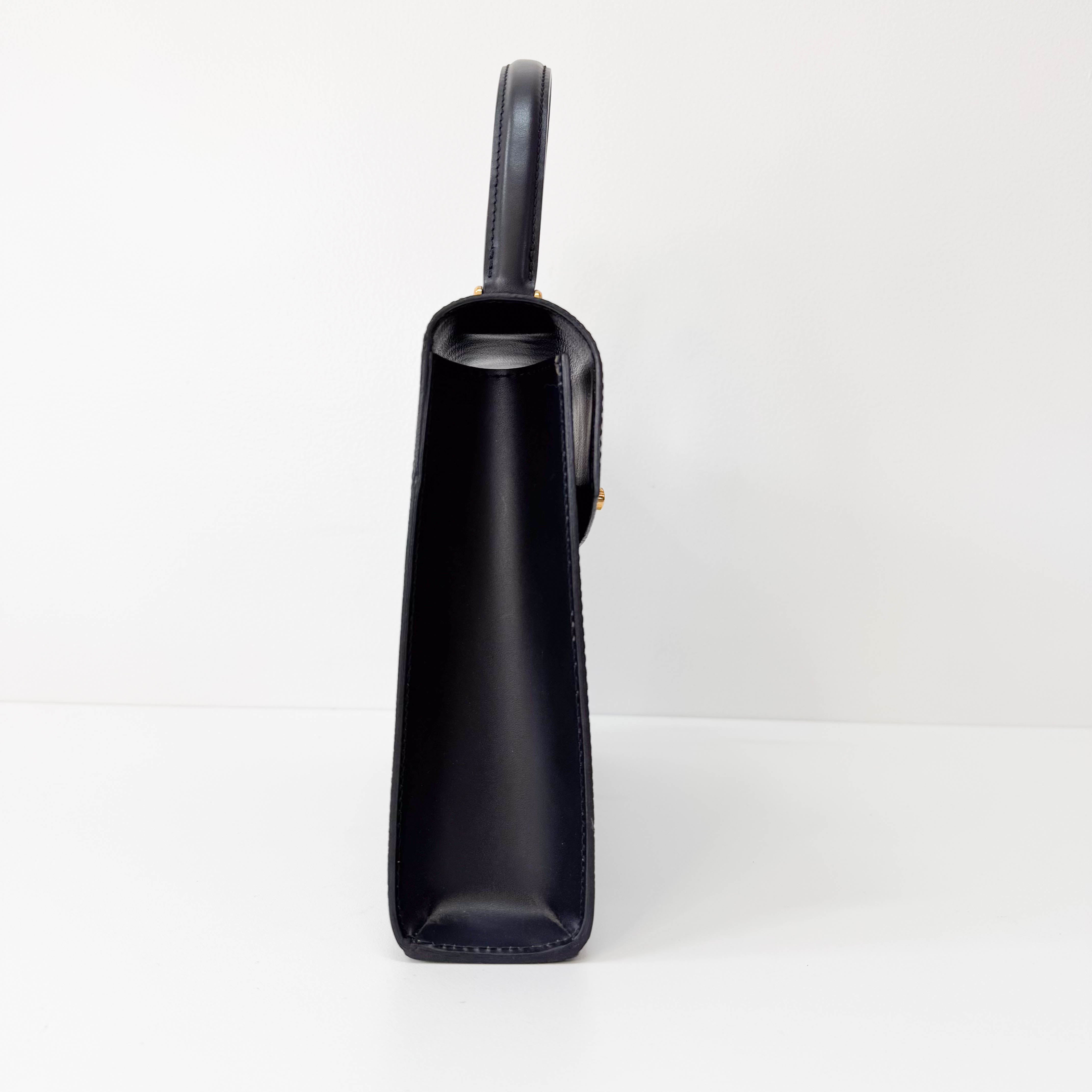 Epi Leather Black Formal Bag