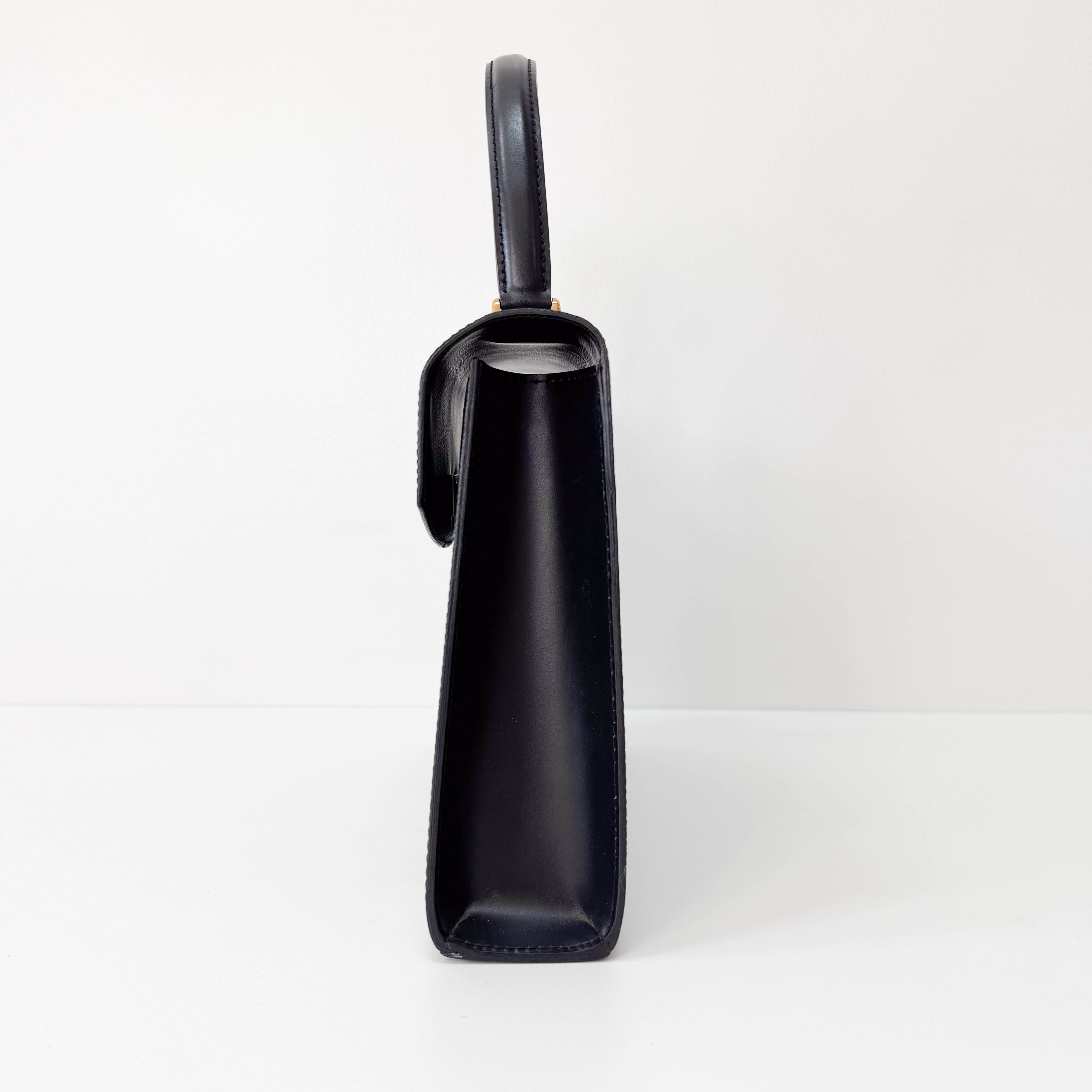 Epi Leather Black Formal Bag