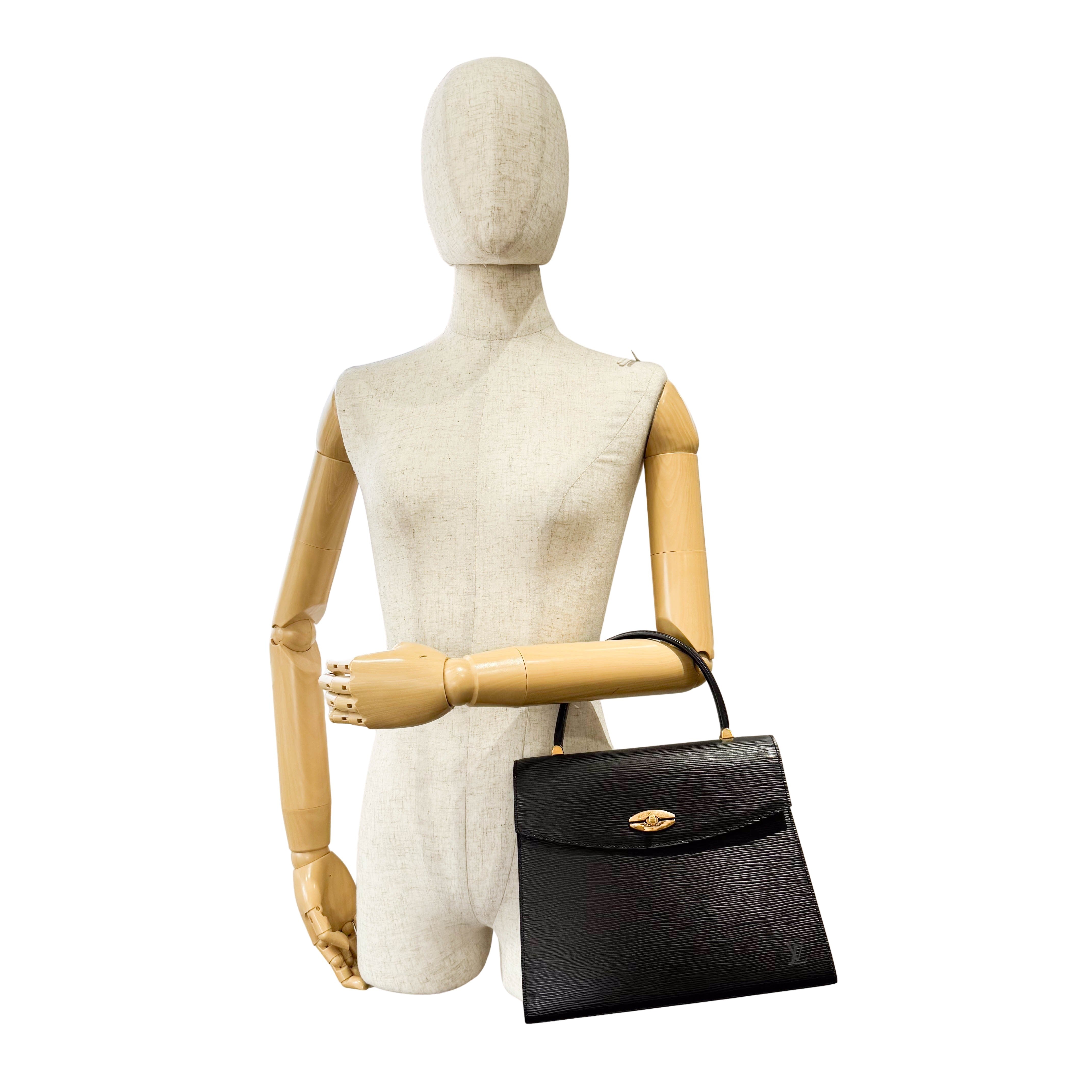 Epi Leather Black Formal Bag