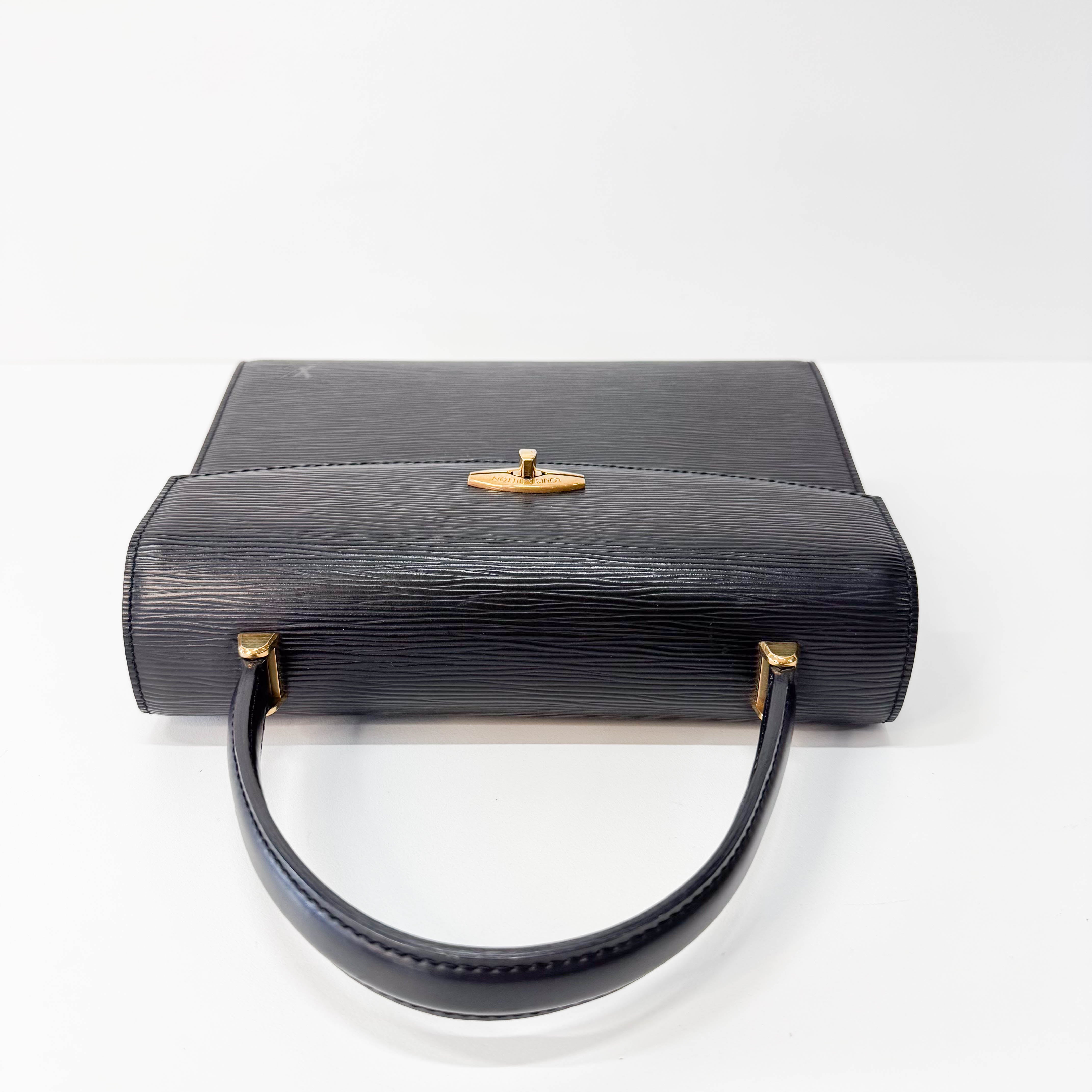 Epi Leather Black Formal Bag