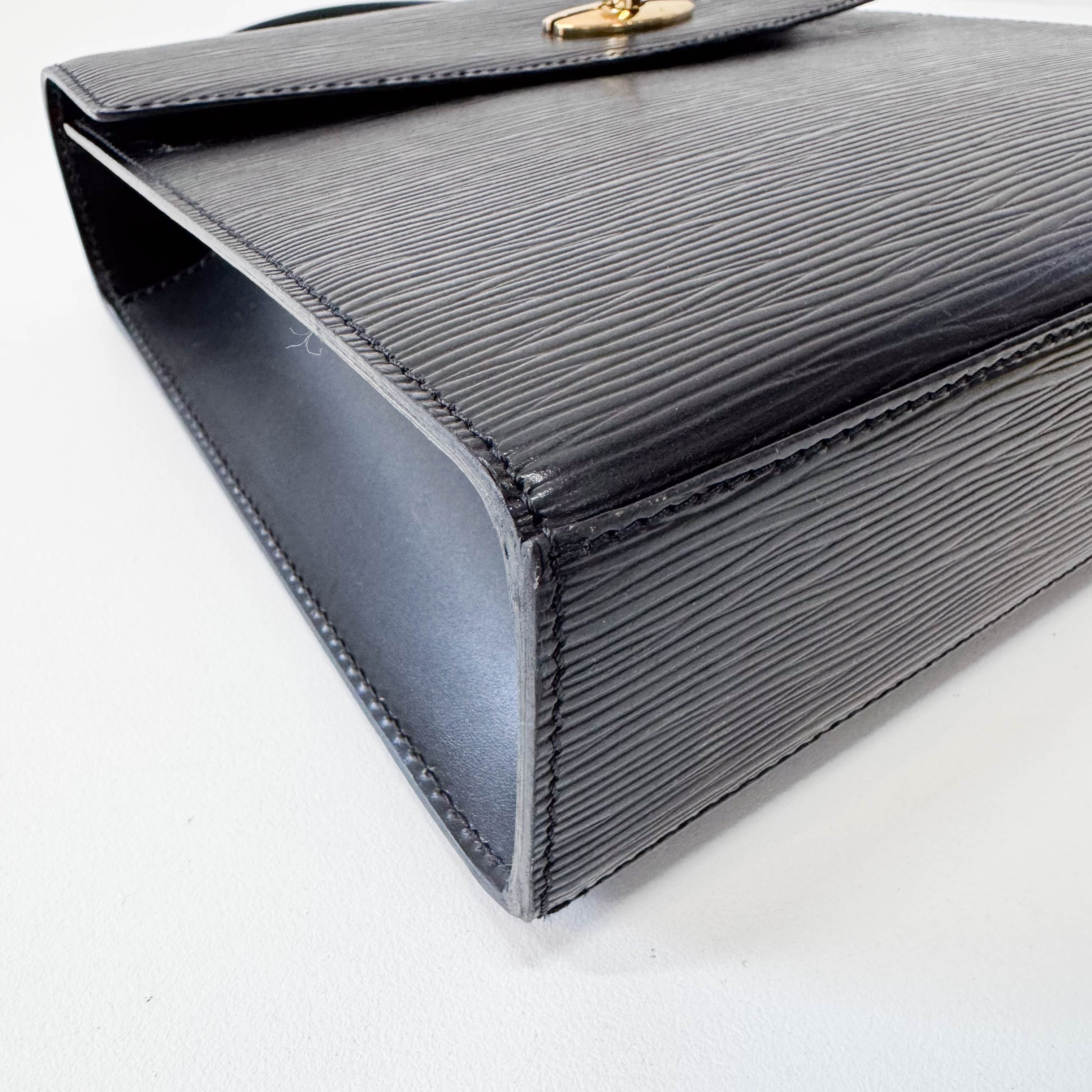 Epi Leather Black Formal Bag