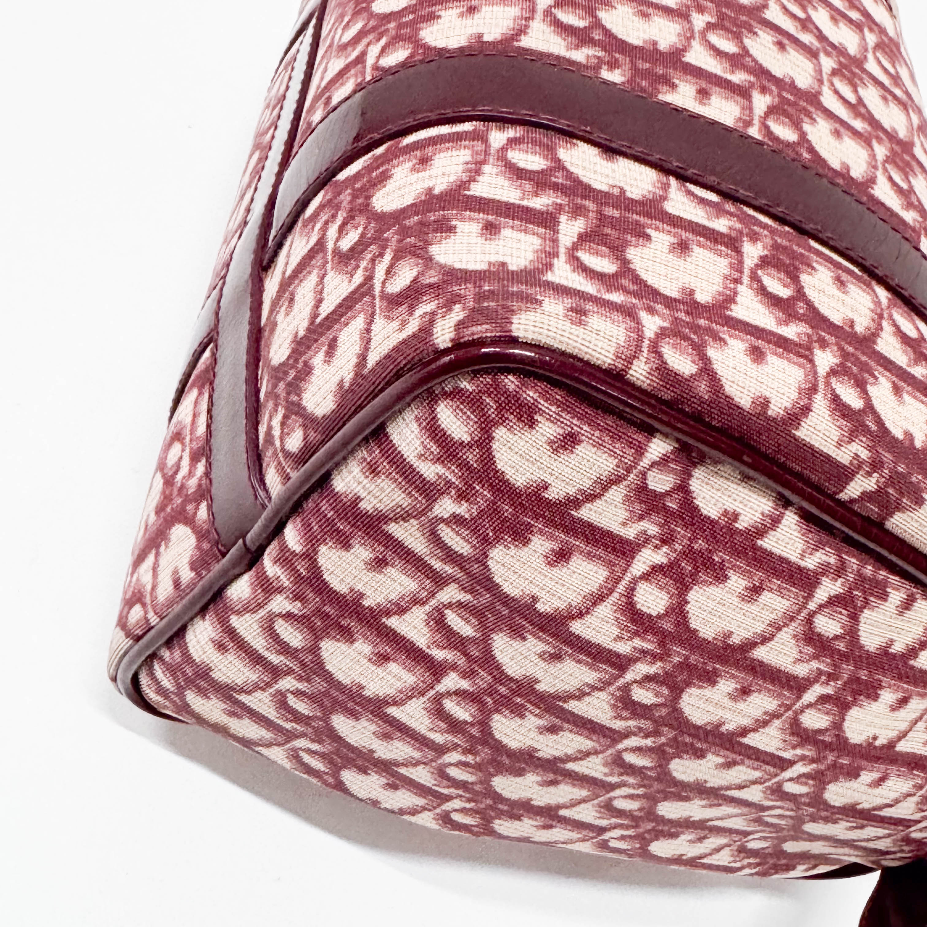 Trotter Red Canvas Handbag