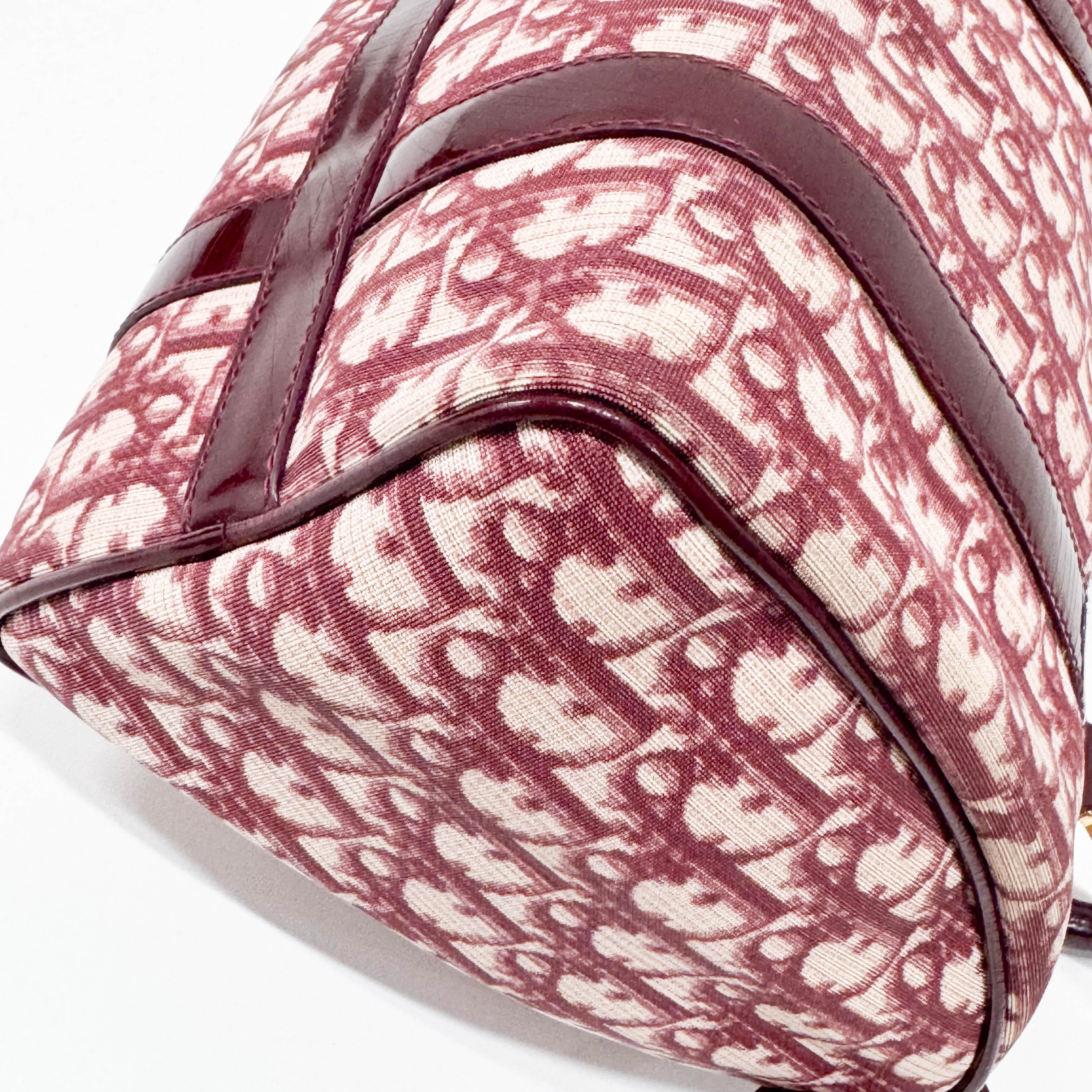 Trotter Red Canvas Handbag