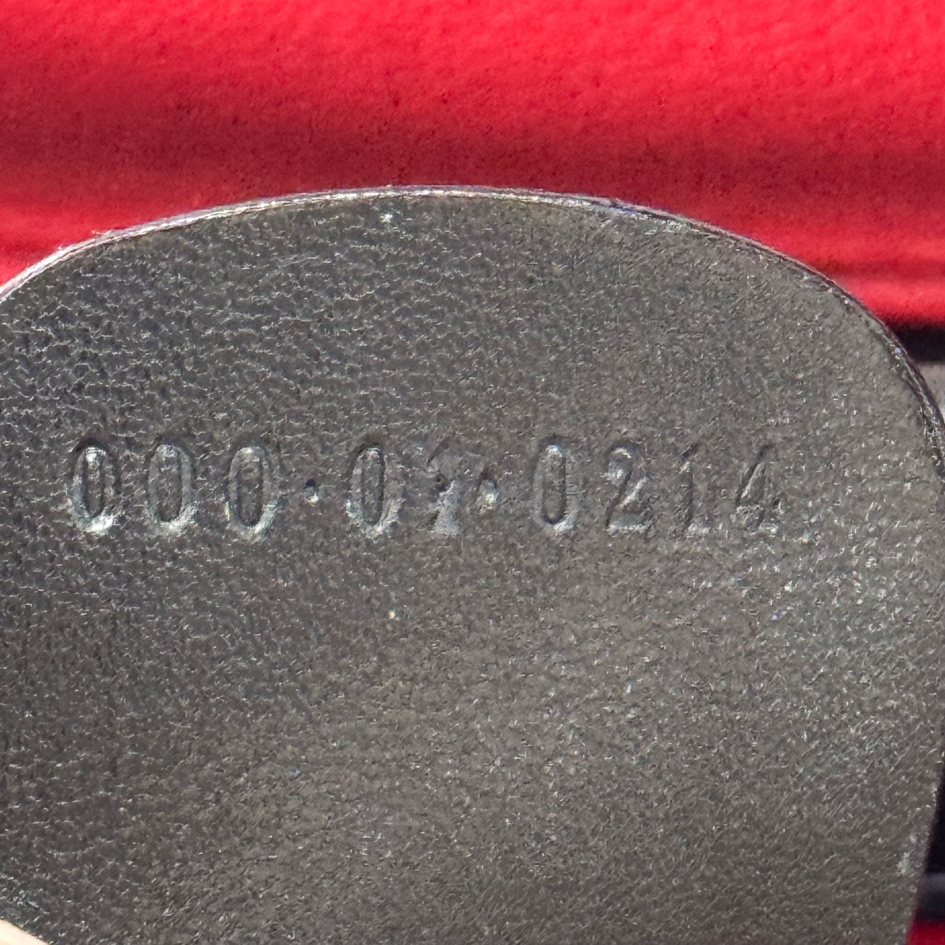 Lady Lock Vanity Case Black Leather Handbag