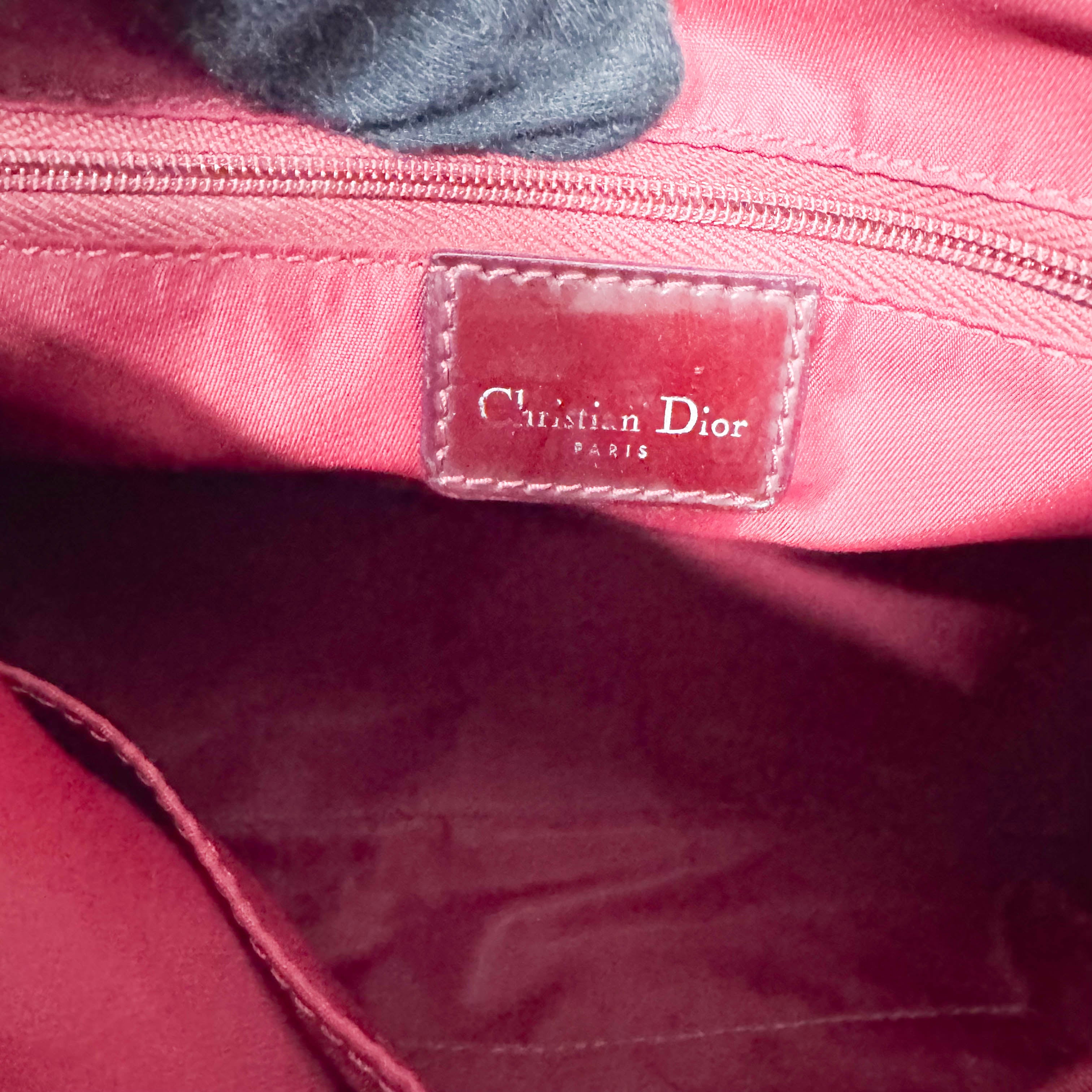 Trotter Red Canvas Handbag