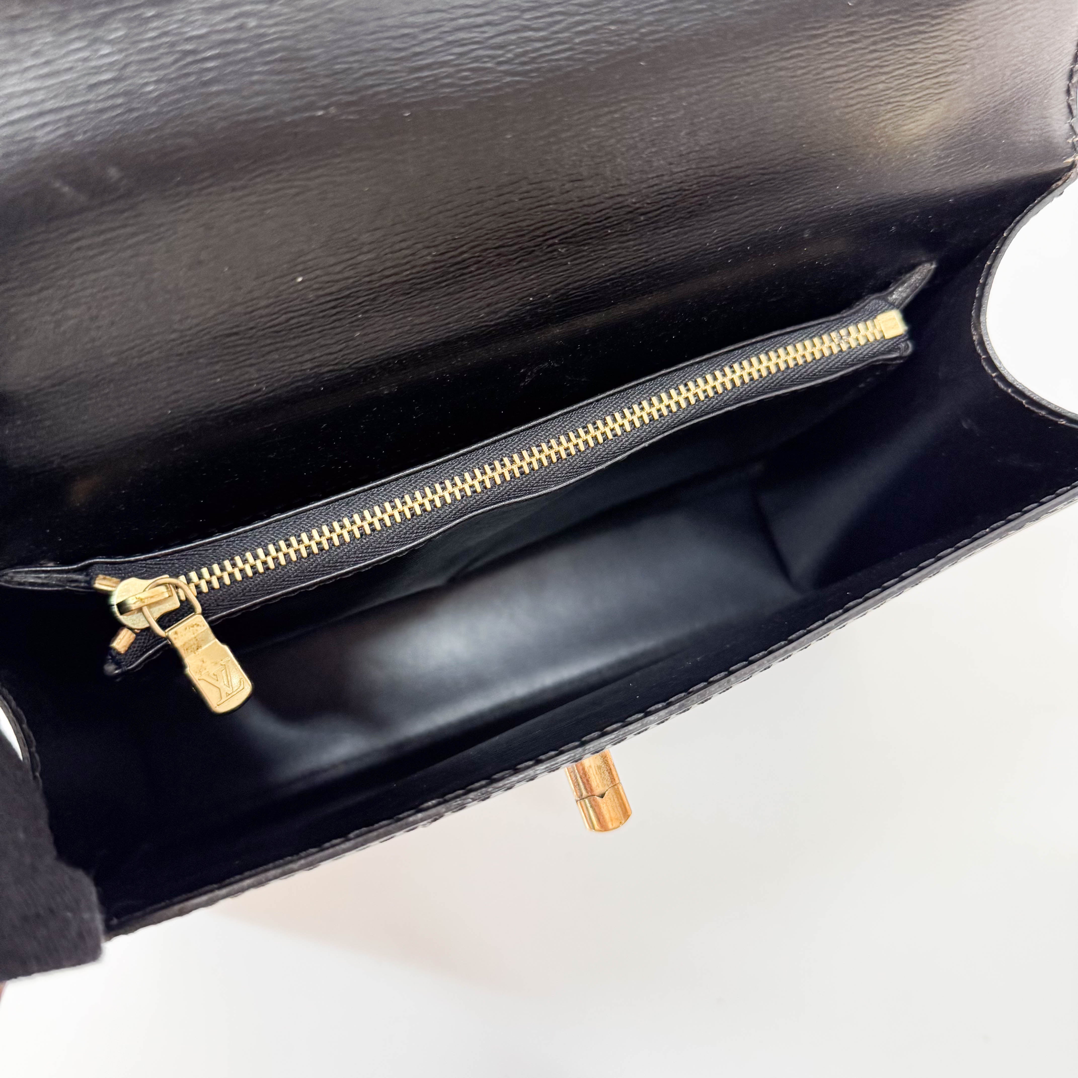 Epi Leather Black Formal Bag