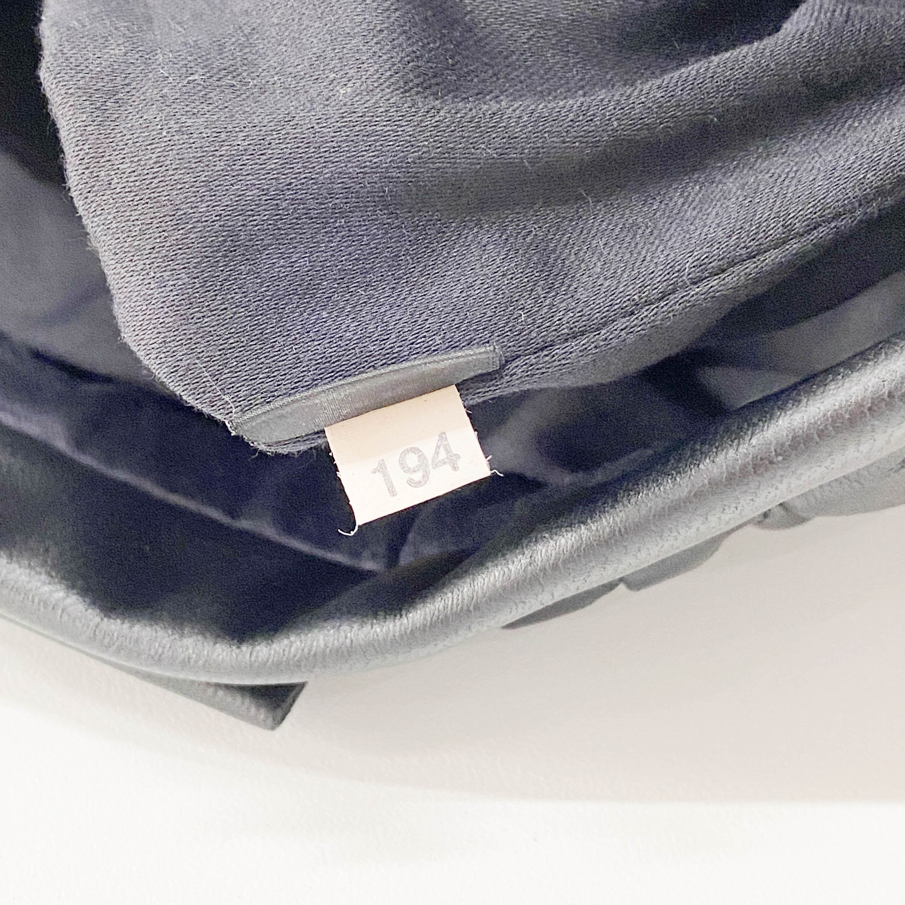 Black Leather Clutch Bag