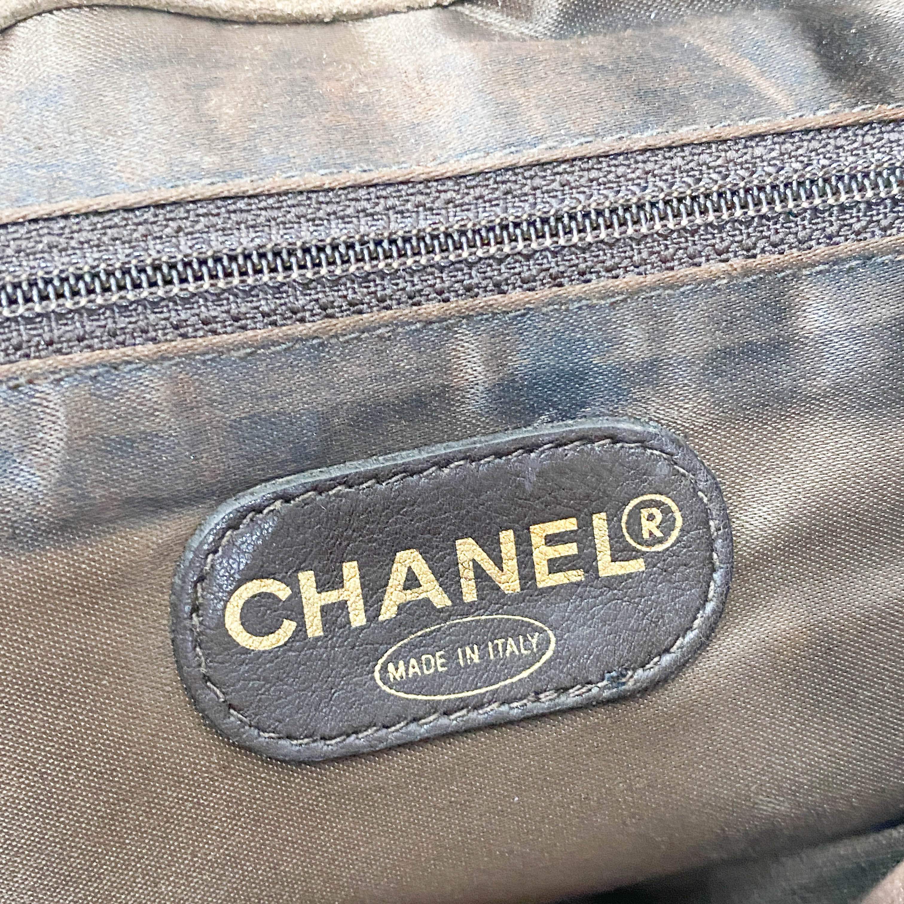 Brown Suede Backpack