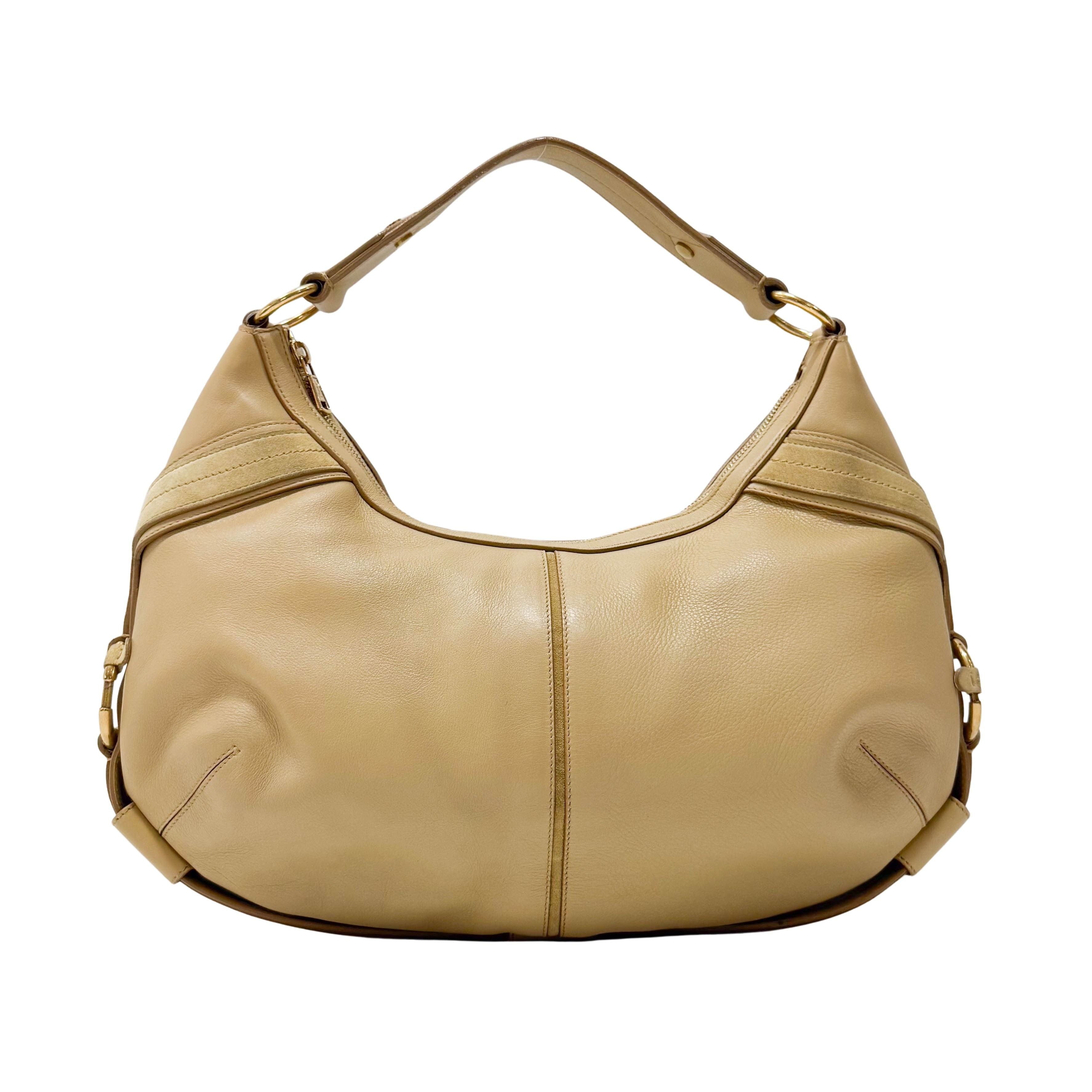 Yellow Leather Shoulder Bag