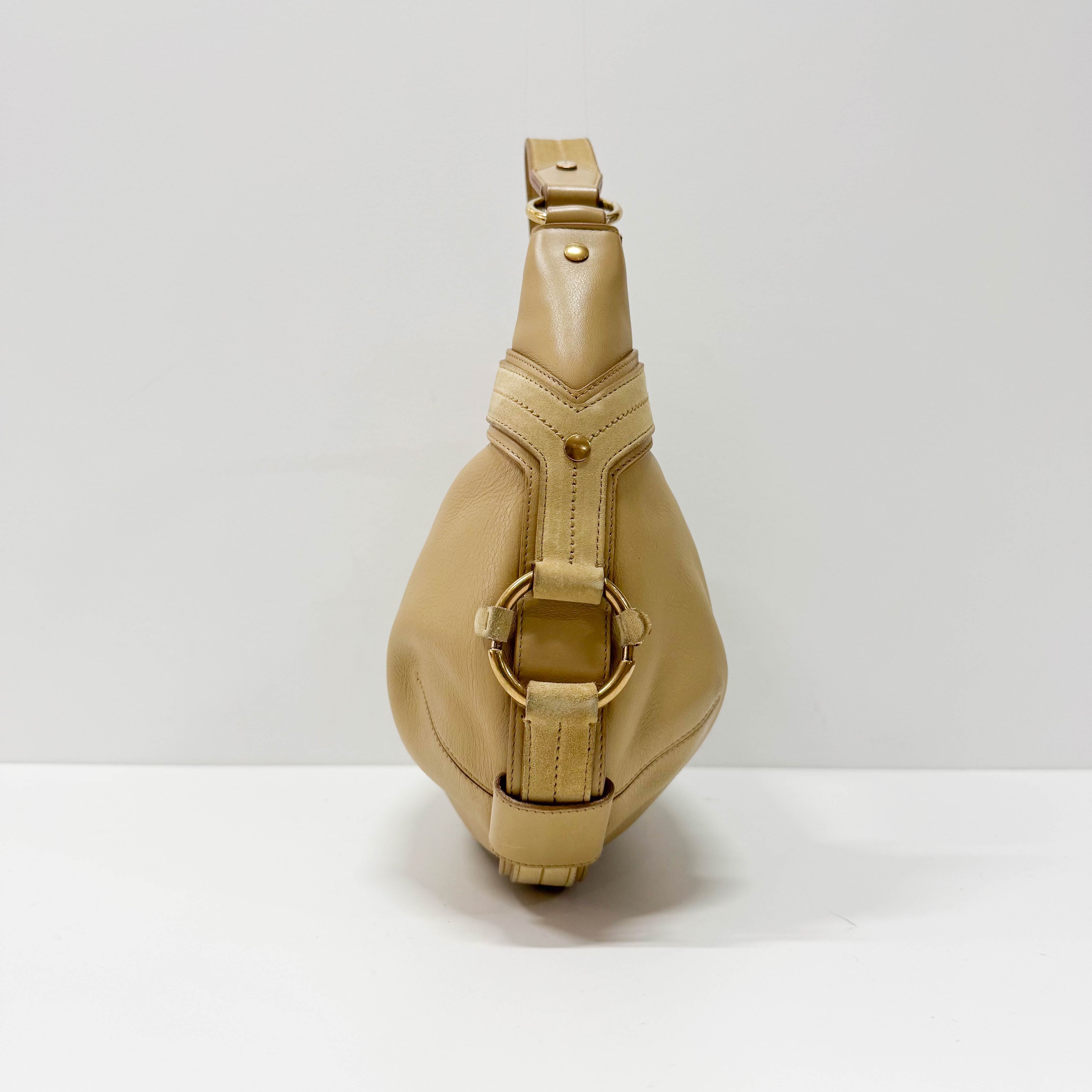 Yellow Leather Shoulder Bag