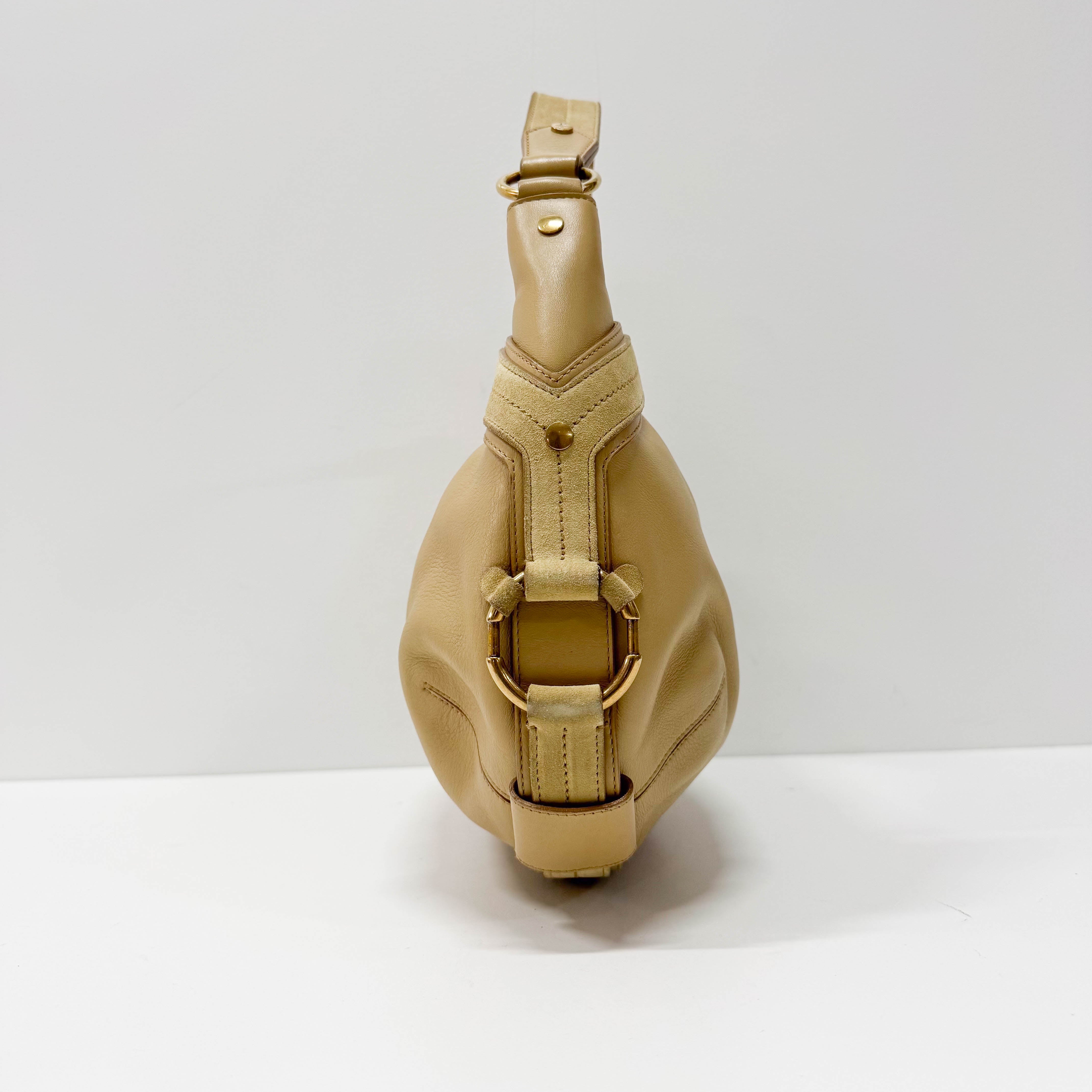 Yellow Leather Shoulder Bag