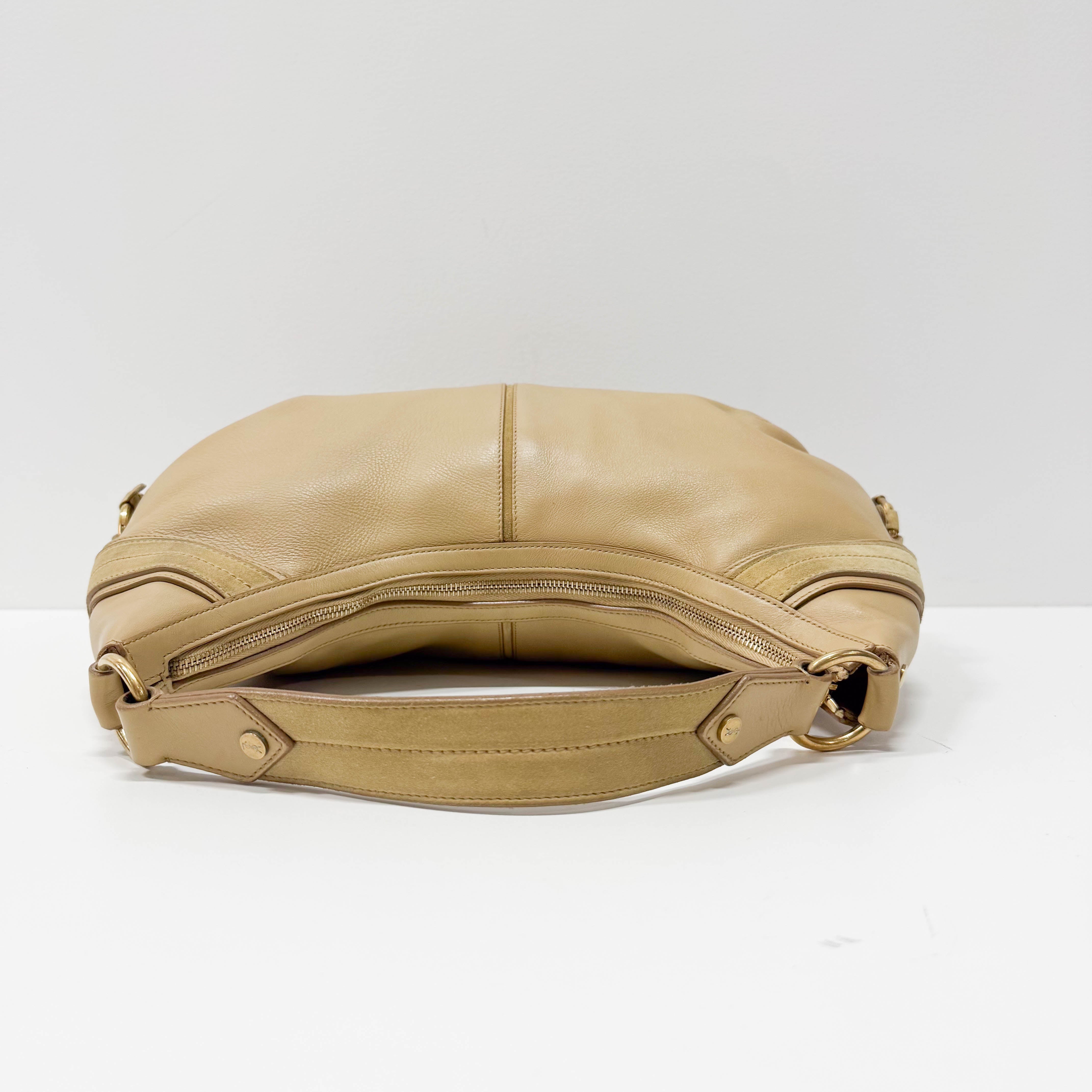 Yellow Leather Shoulder Bag