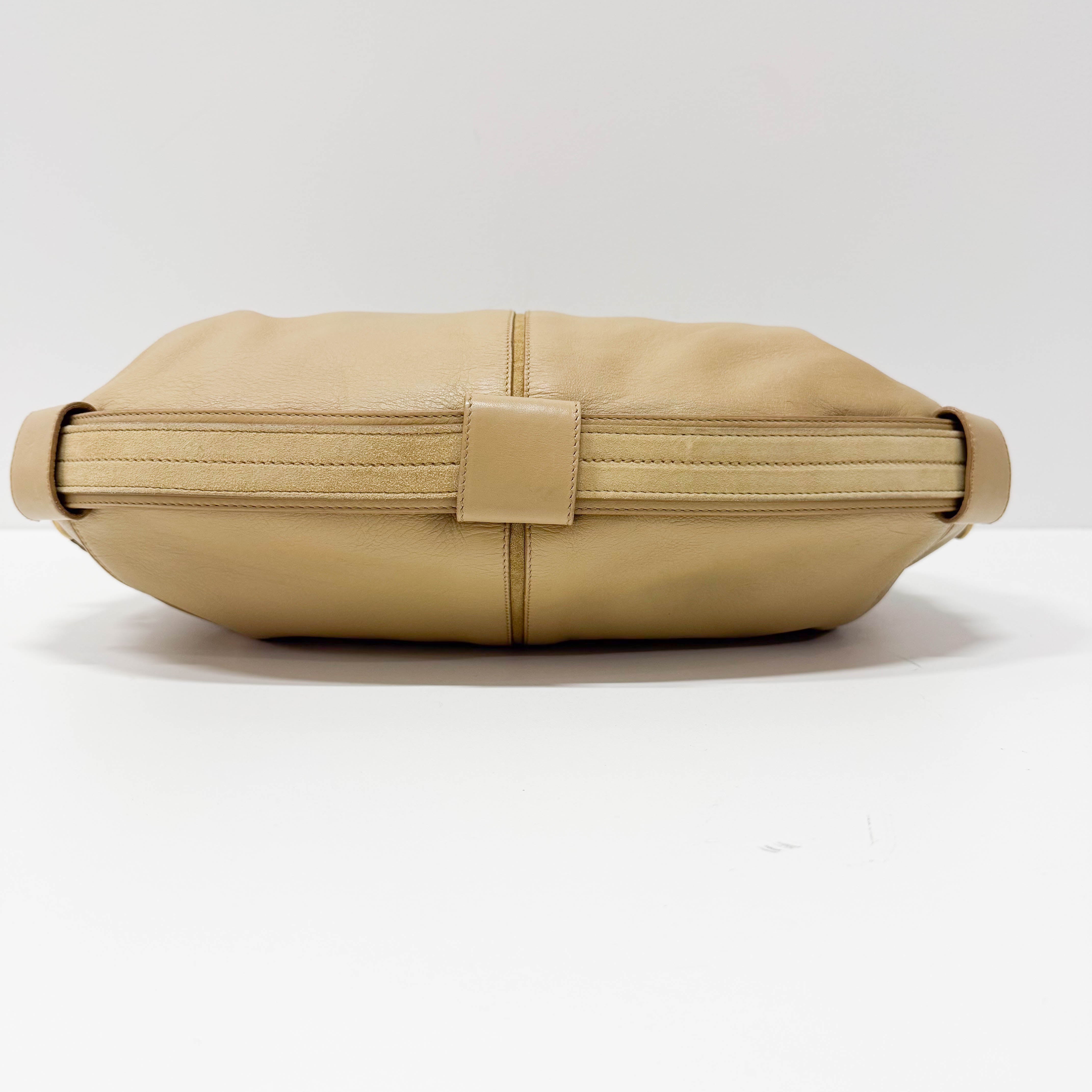 Yellow Leather Shoulder Bag