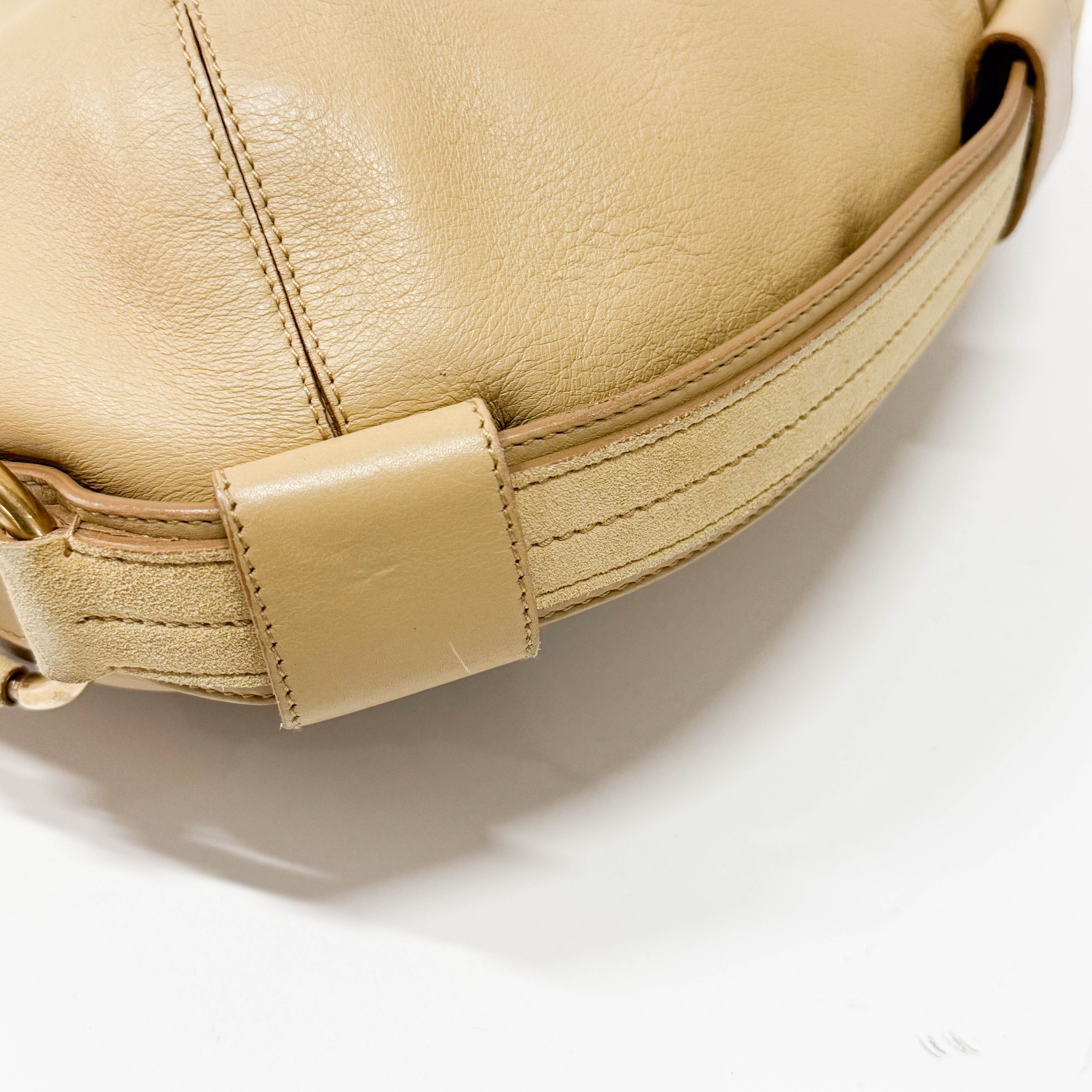 Yellow Leather Shoulder Bag