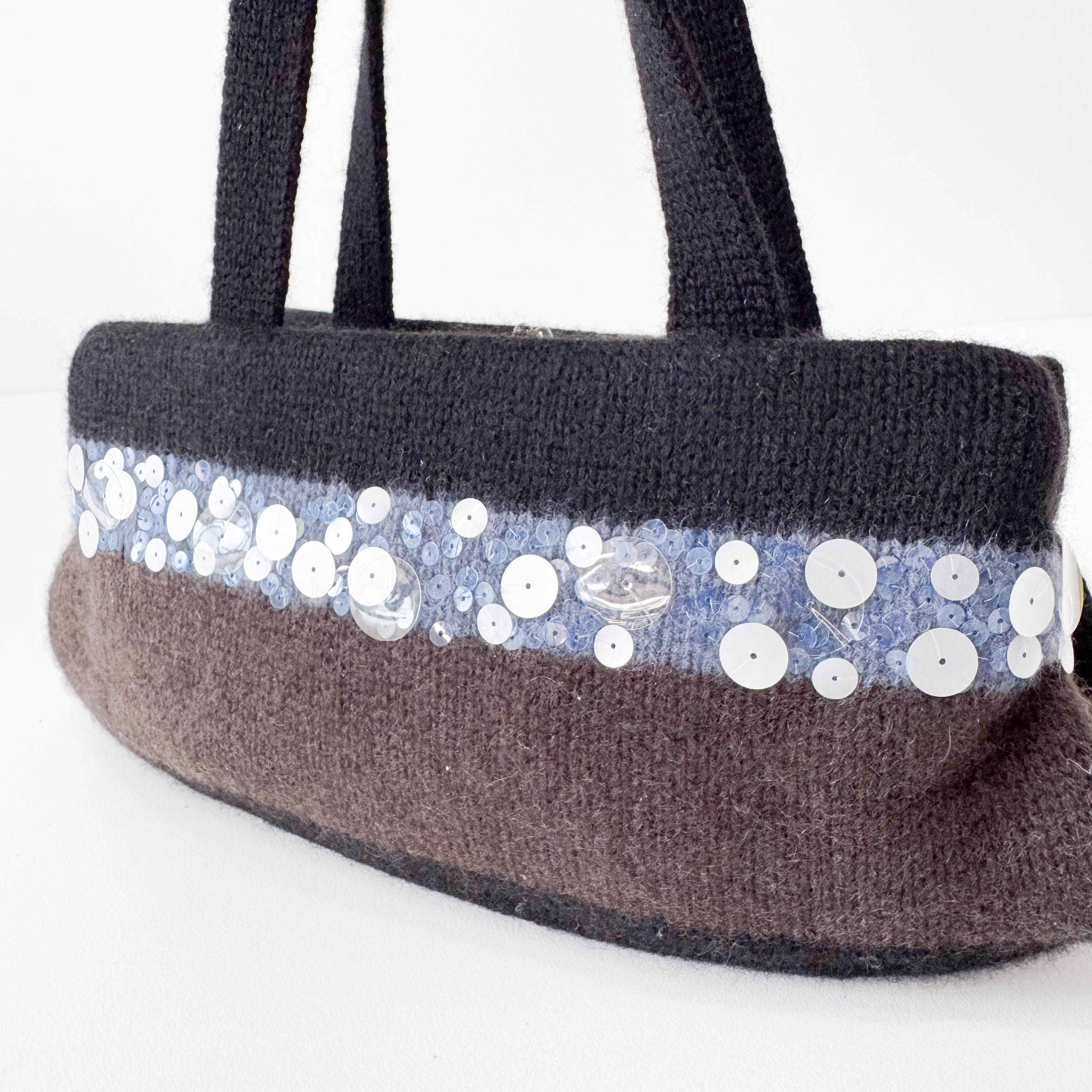 バッグ Risa BOTTEGA VENETA FLIP SEQUINS SHOU Bottega Veneta - Cassette Ribbon Woven Leather Shoulder Bag