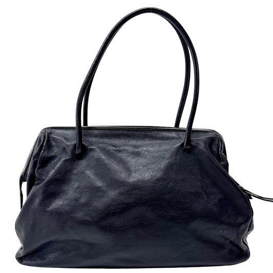 Black Leather Shoulder Bag