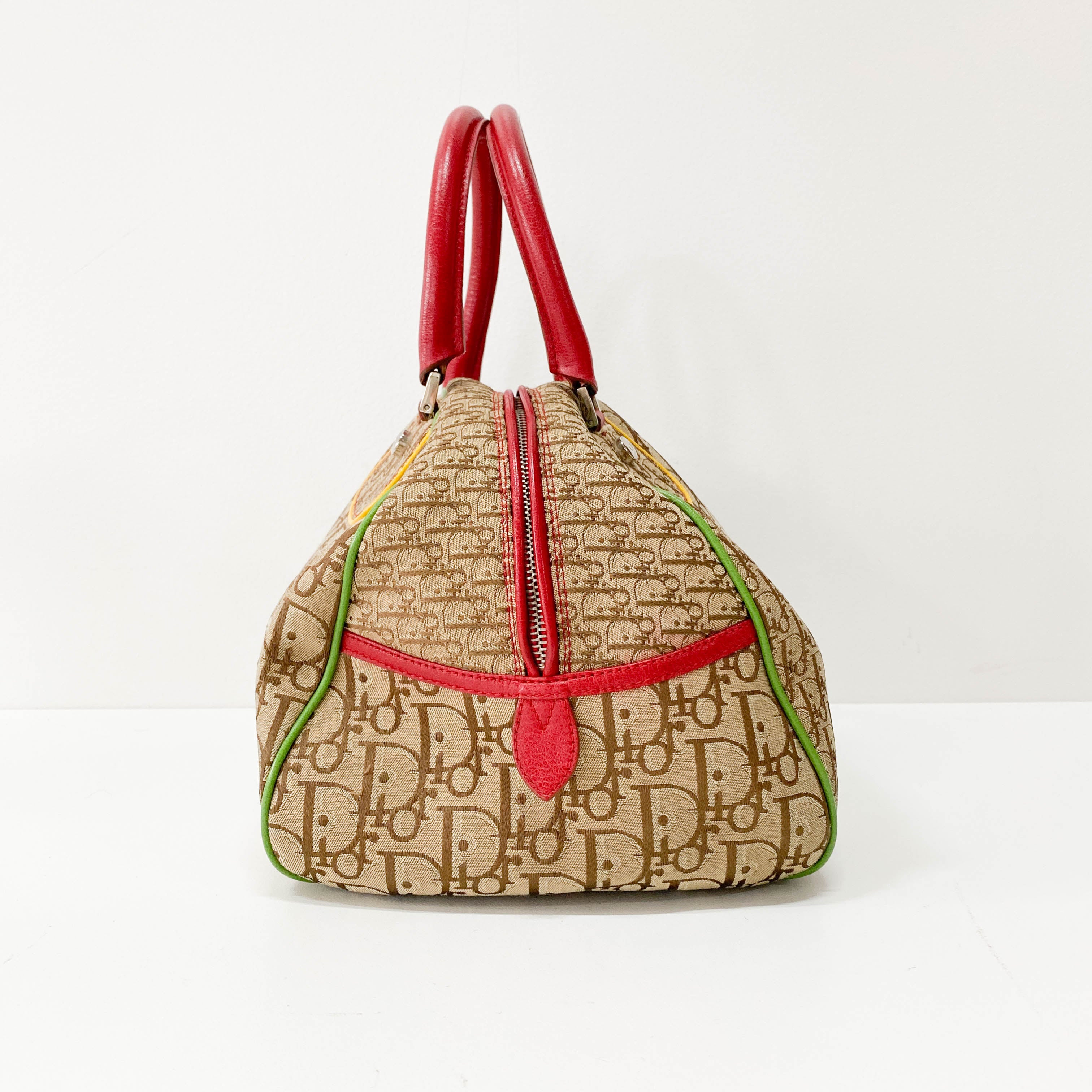 Trotter Brown Canvas Handbag