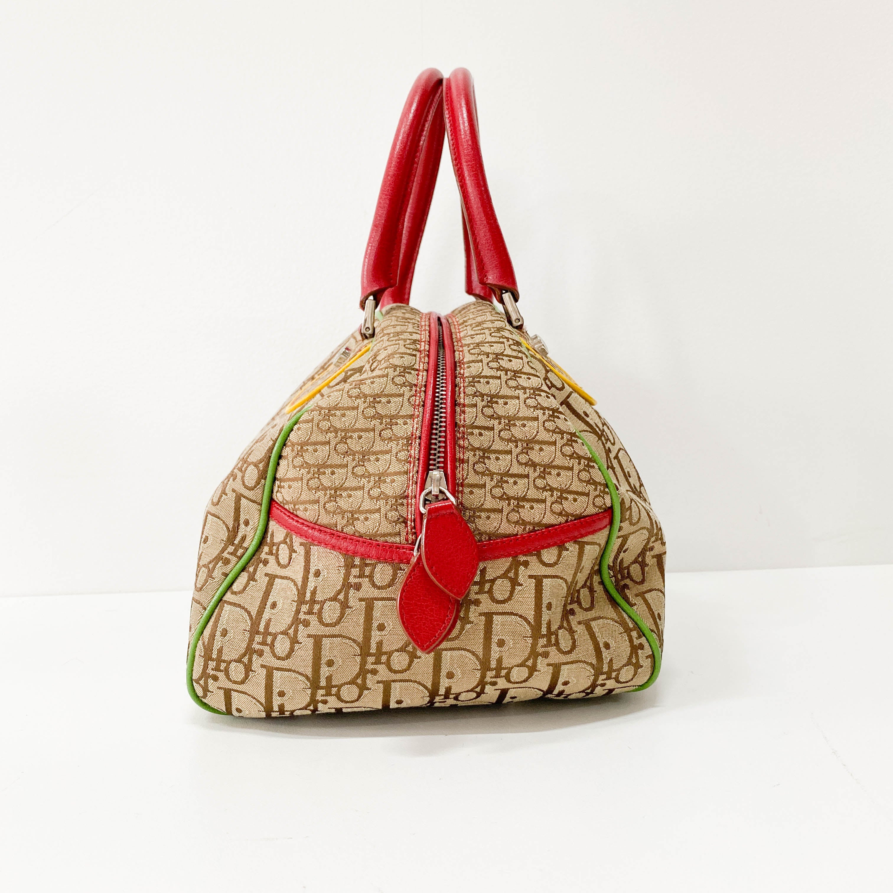 Trotter Brown Canvas Handbag