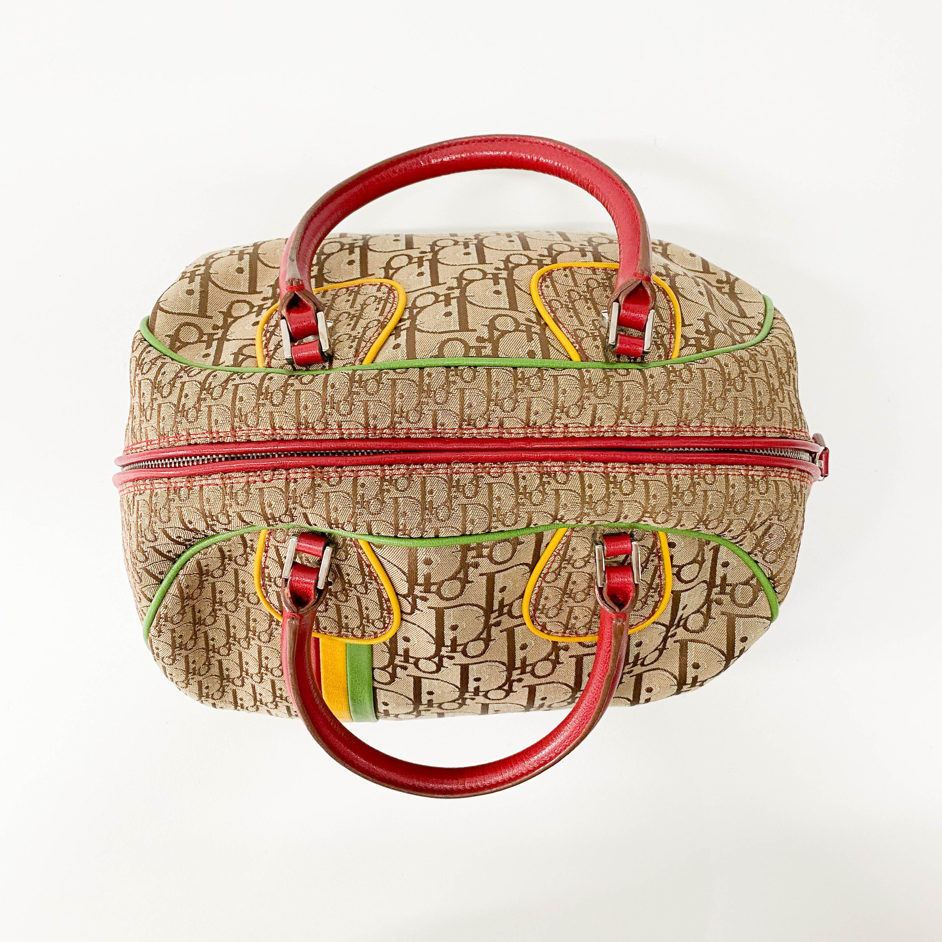 Trotter Brown Canvas Handbag