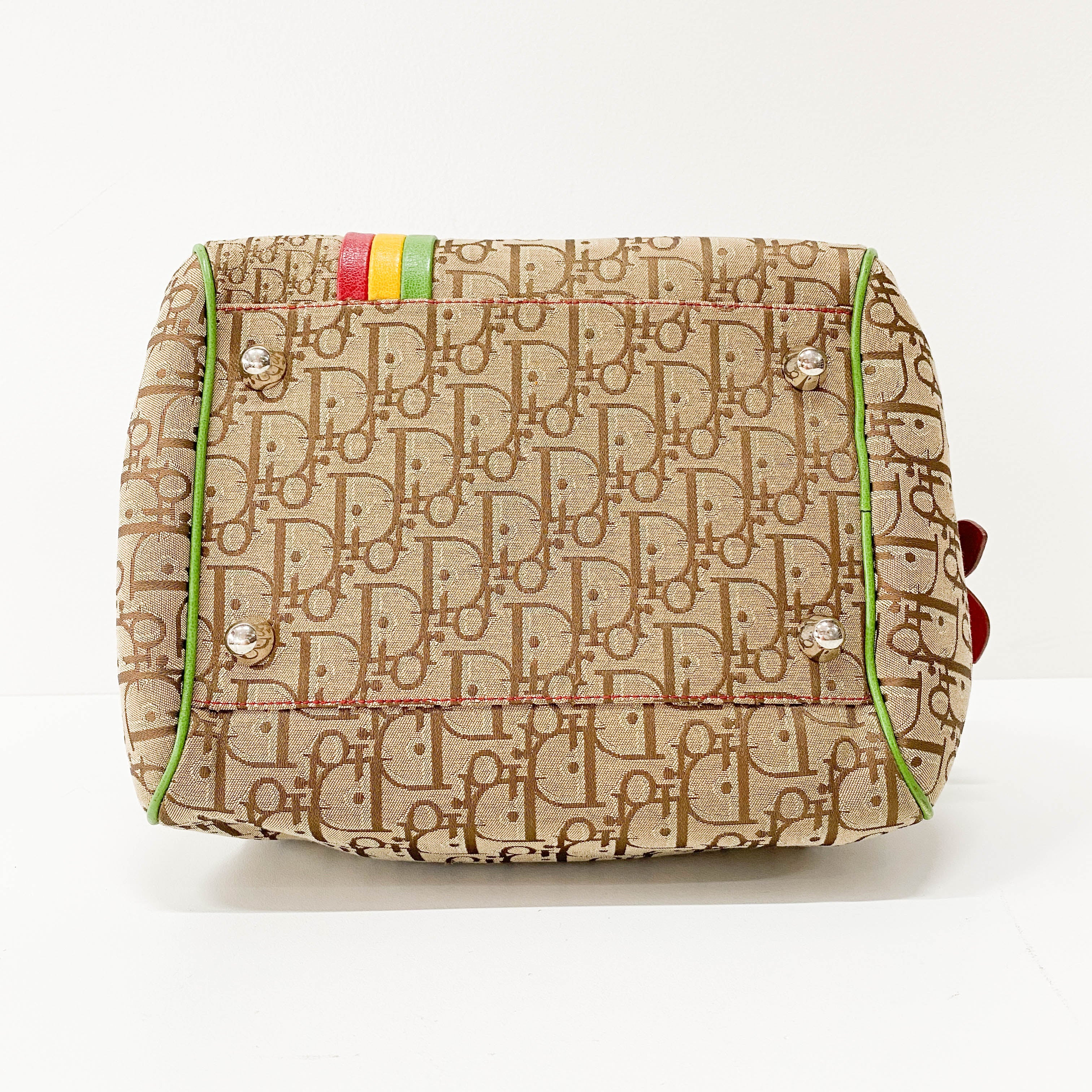 Trotter Brown Canvas Handbag