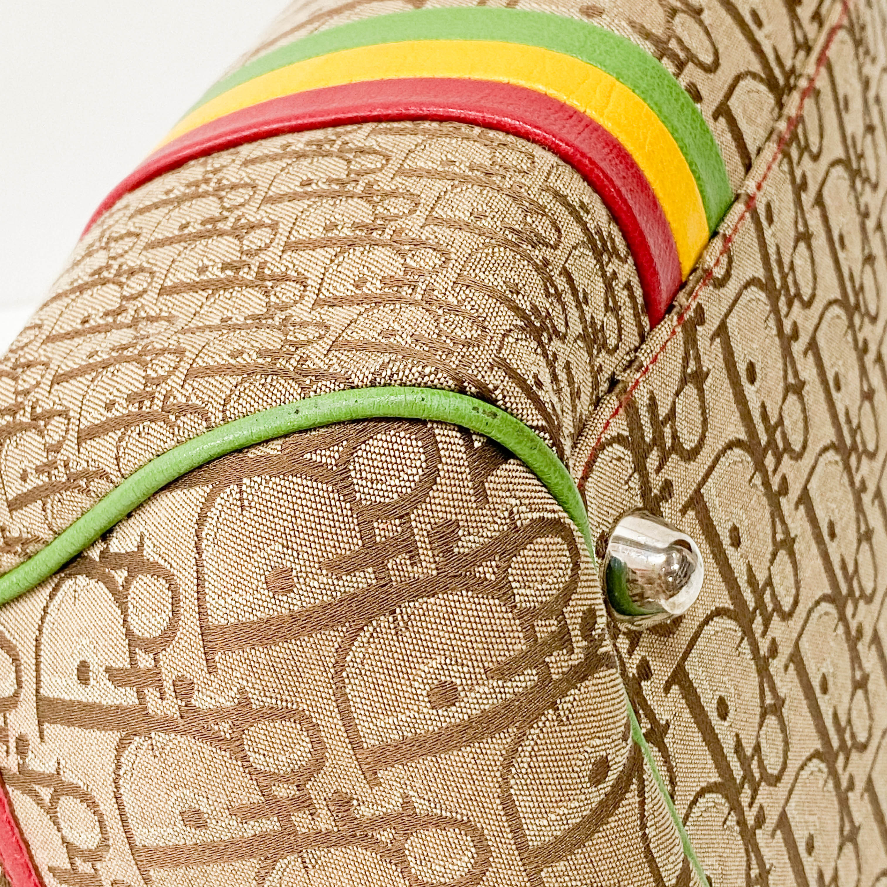 Trotter Brown Canvas Handbag