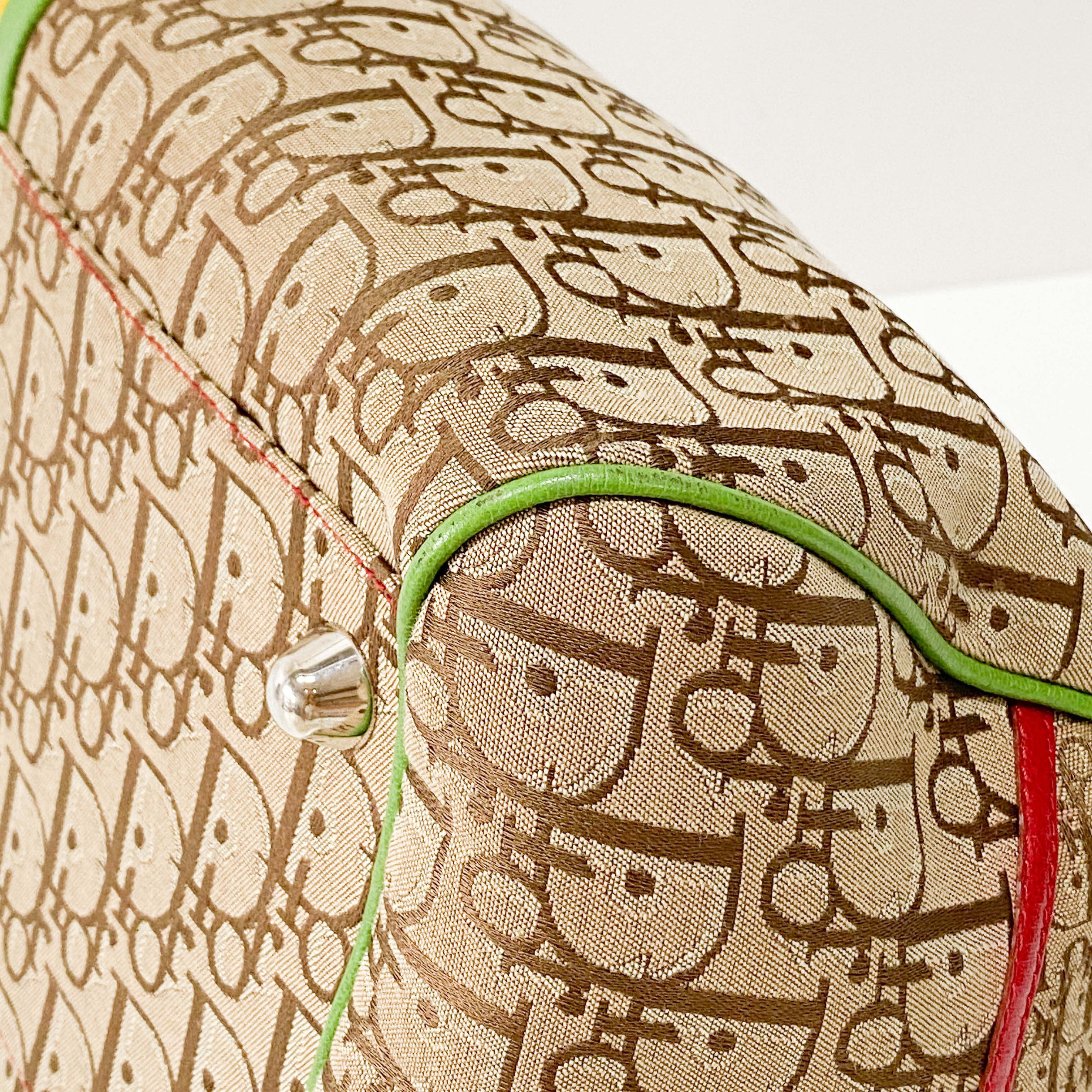 Trotter Brown Canvas Handbag