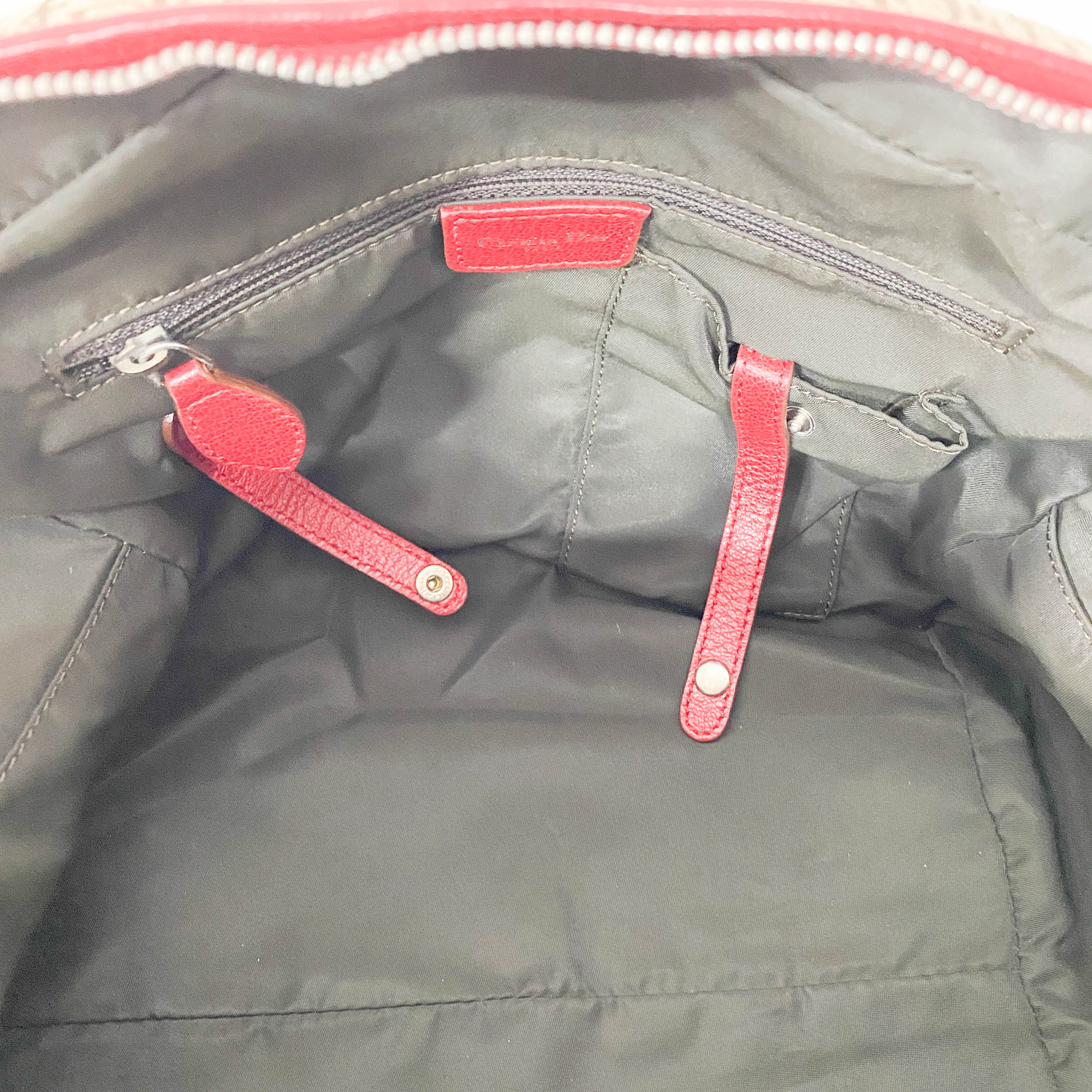 Trotter Brown Canvas Handbag