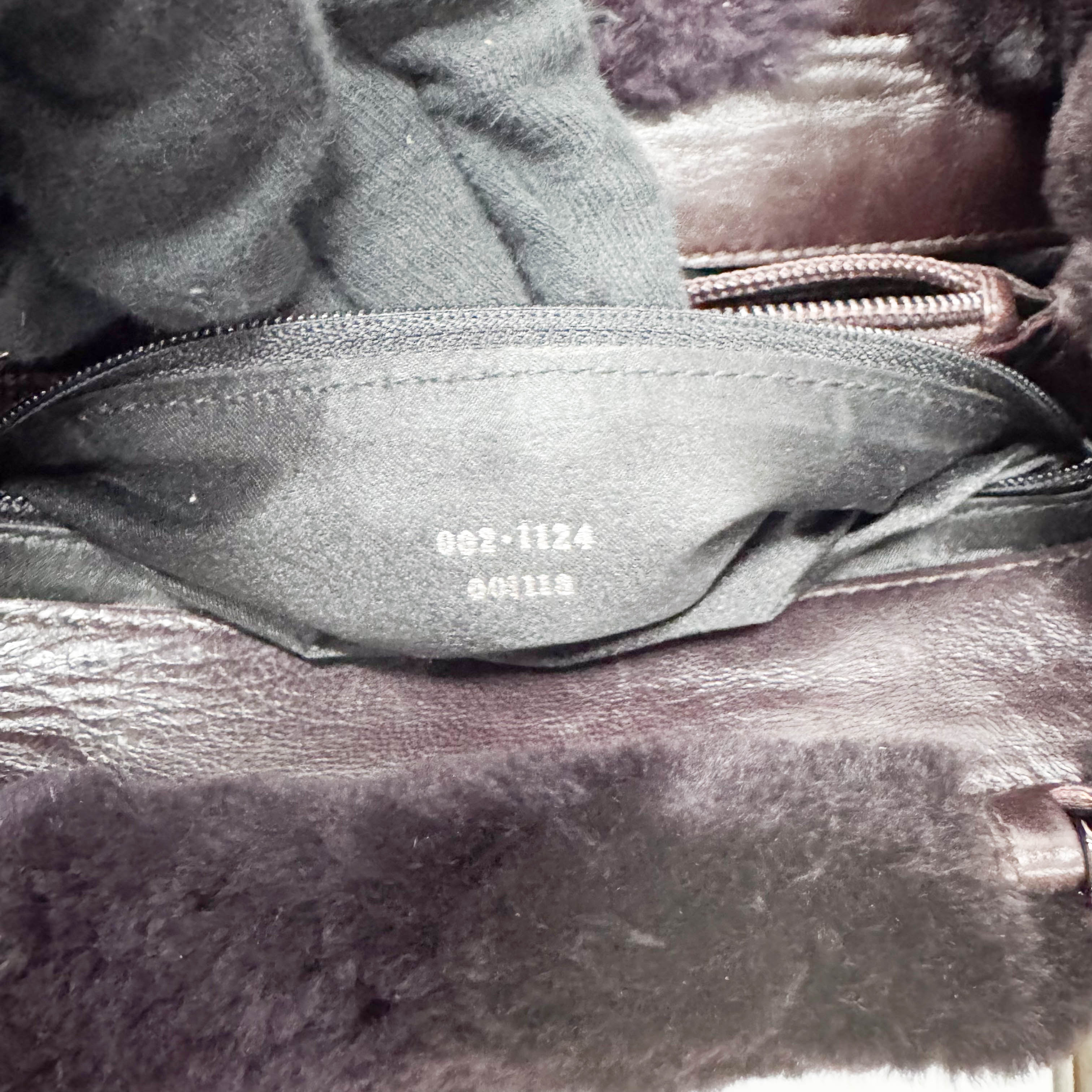 Dark Brown Fur Handbag