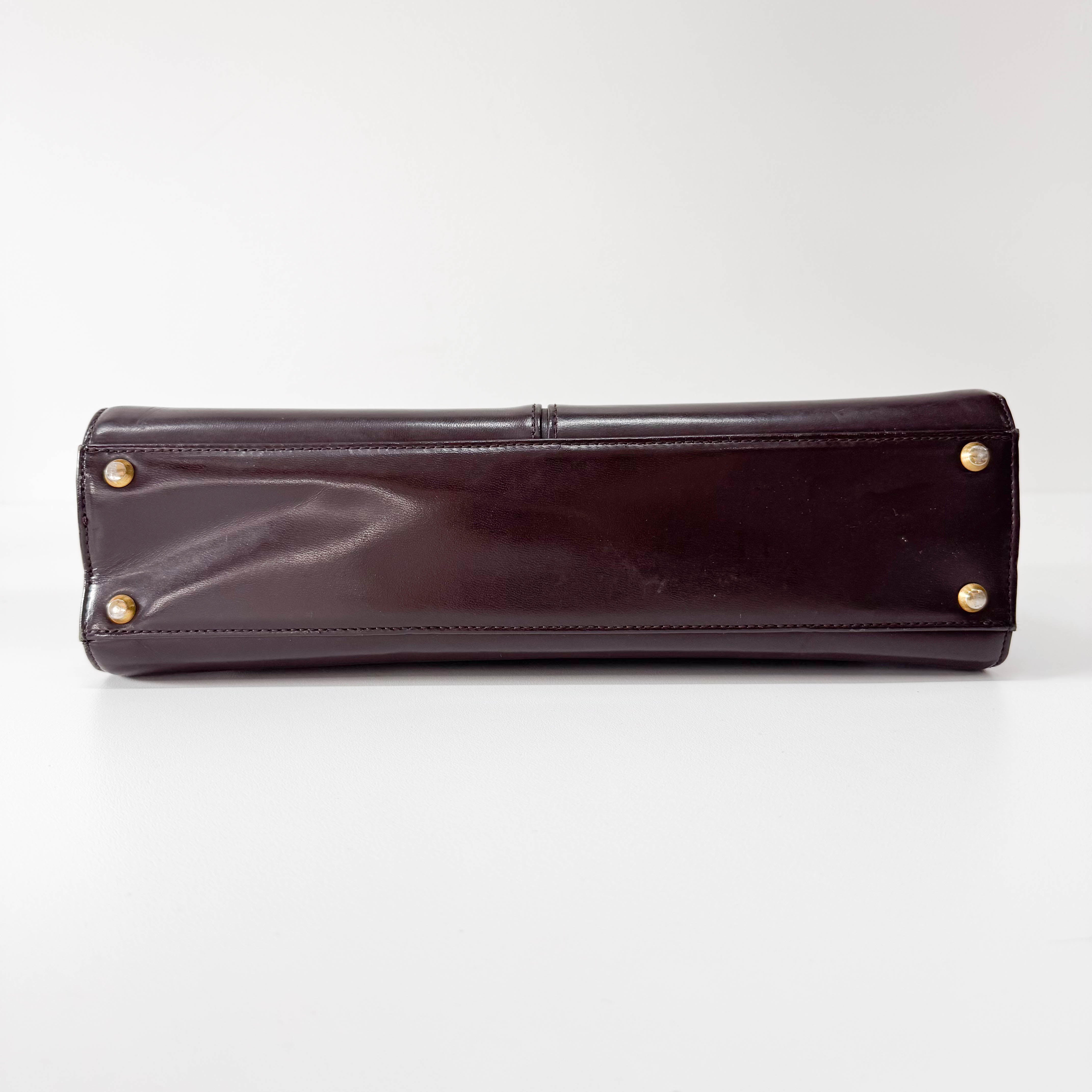 Brown Leather Handbag