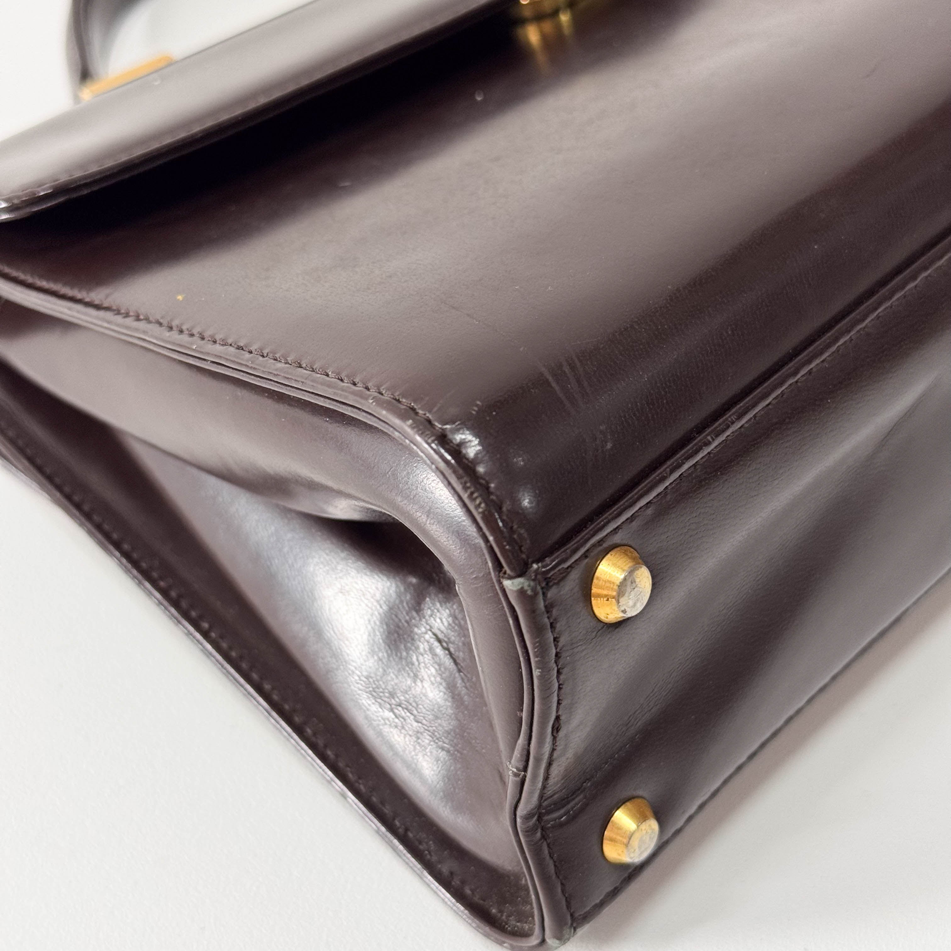 Brown Leather Handbag