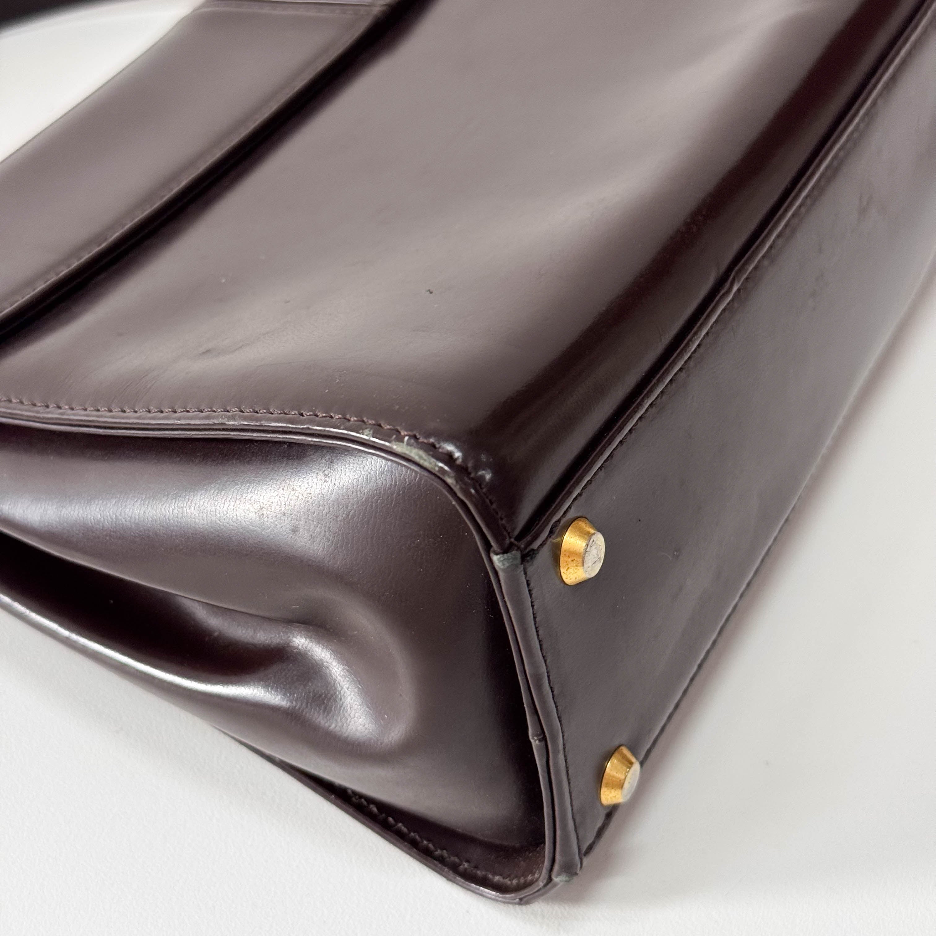 Brown Leather Handbag