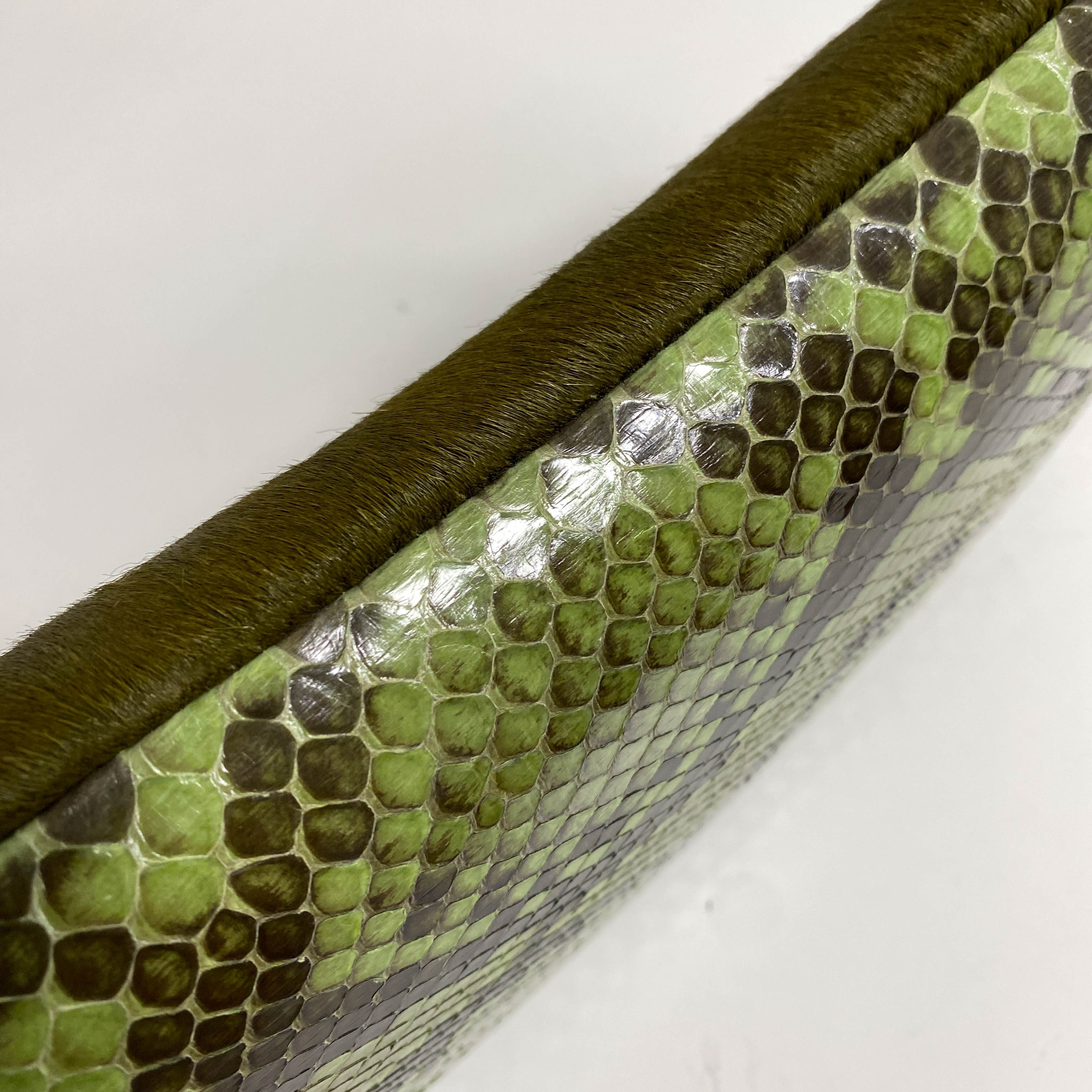 Malice Pearl Khaki Pony Hair Shoulder Bag