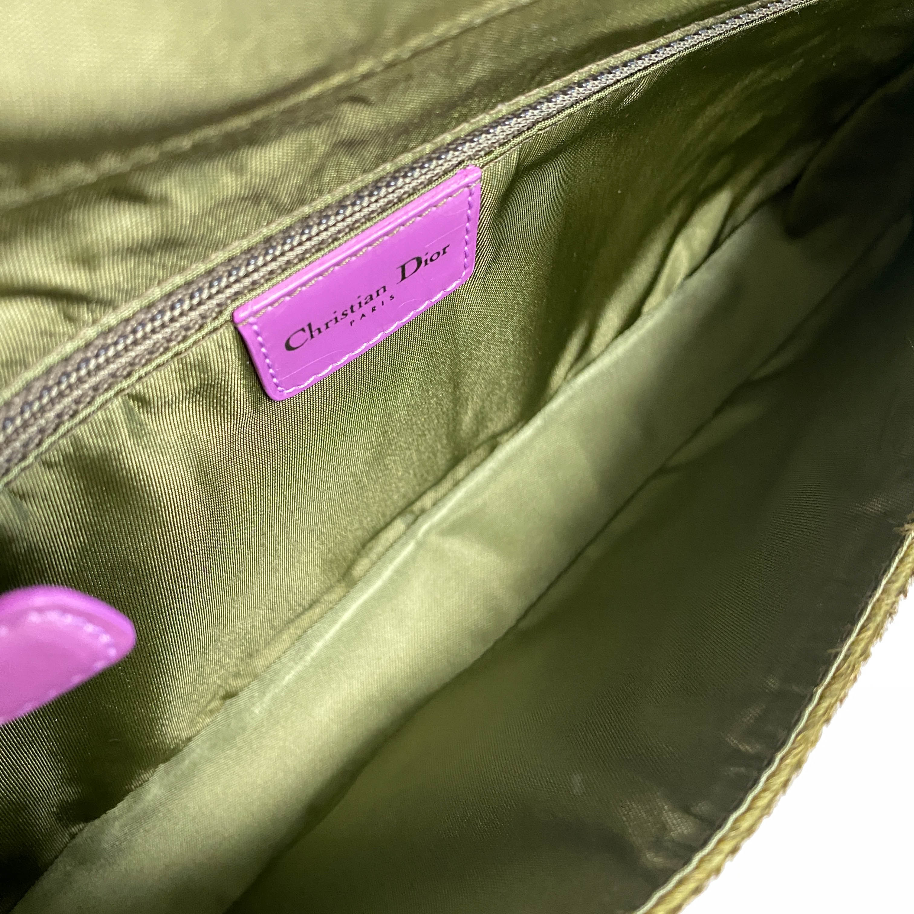 Malice Pearl Khaki Pony Hair Shoulder Bag