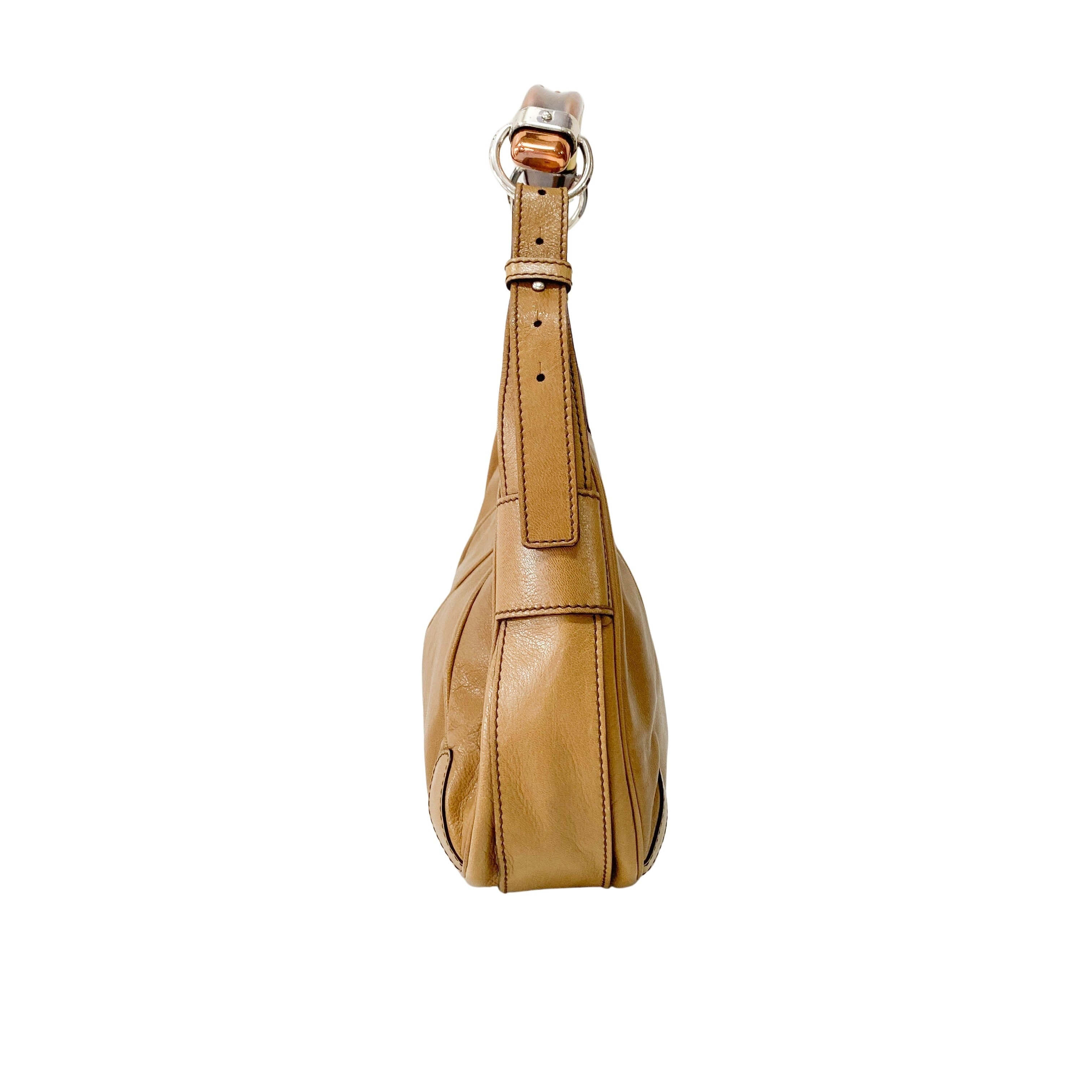 Mombasa Brown Leather Shoulder Bag