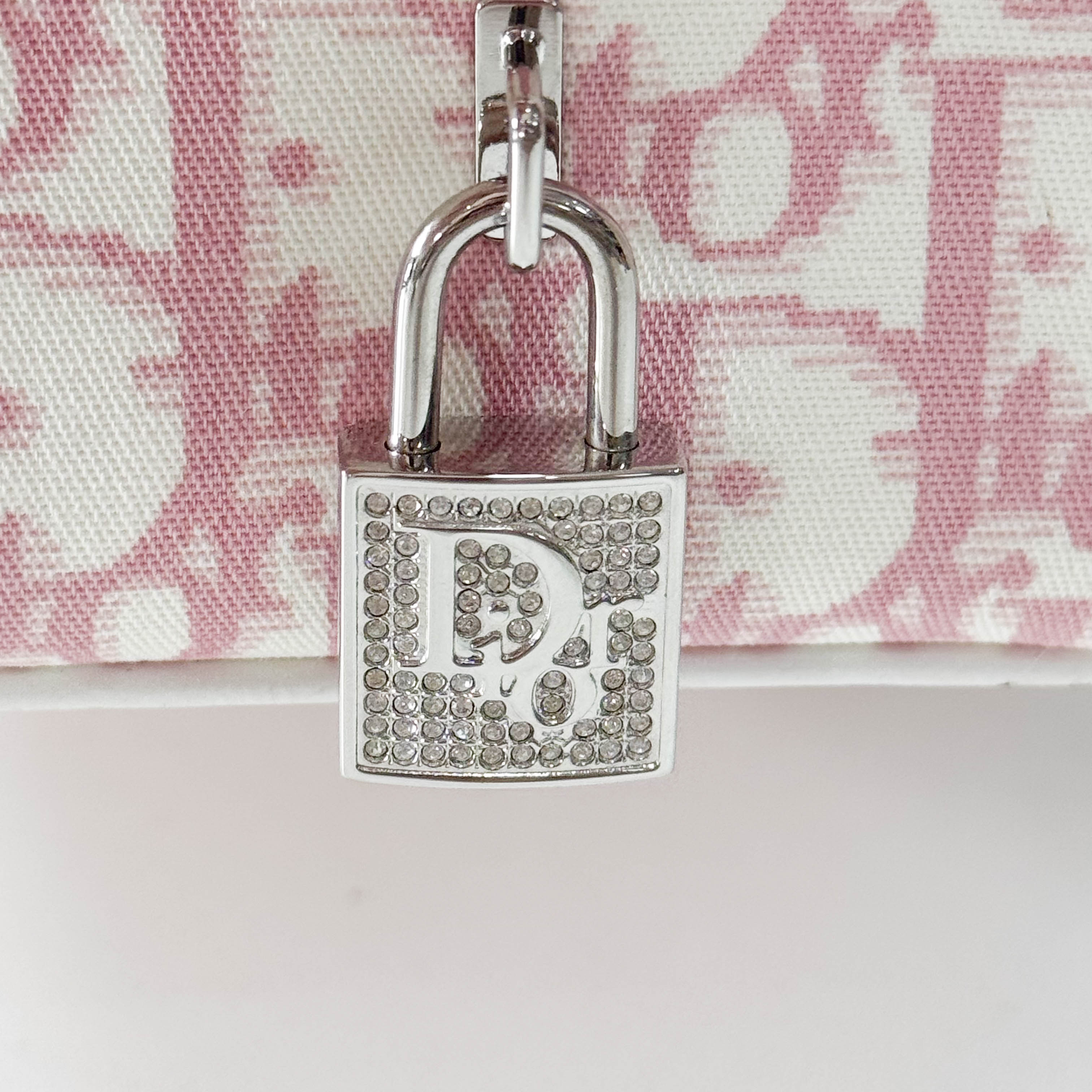 Boston Trotter Small Pink Canvas Handbag