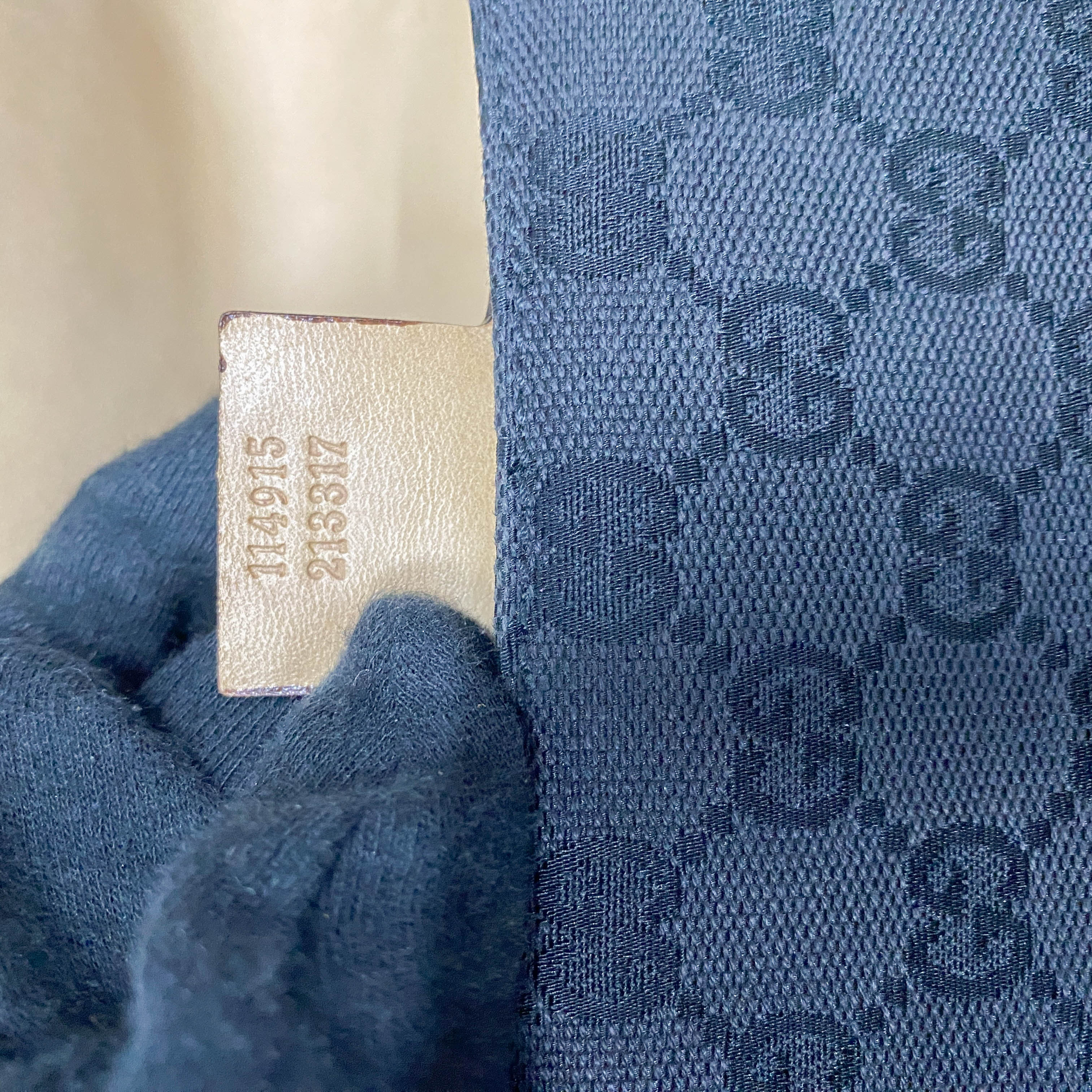 Horsebit GG Canvas Black & Brown Leather Shoulder Bag