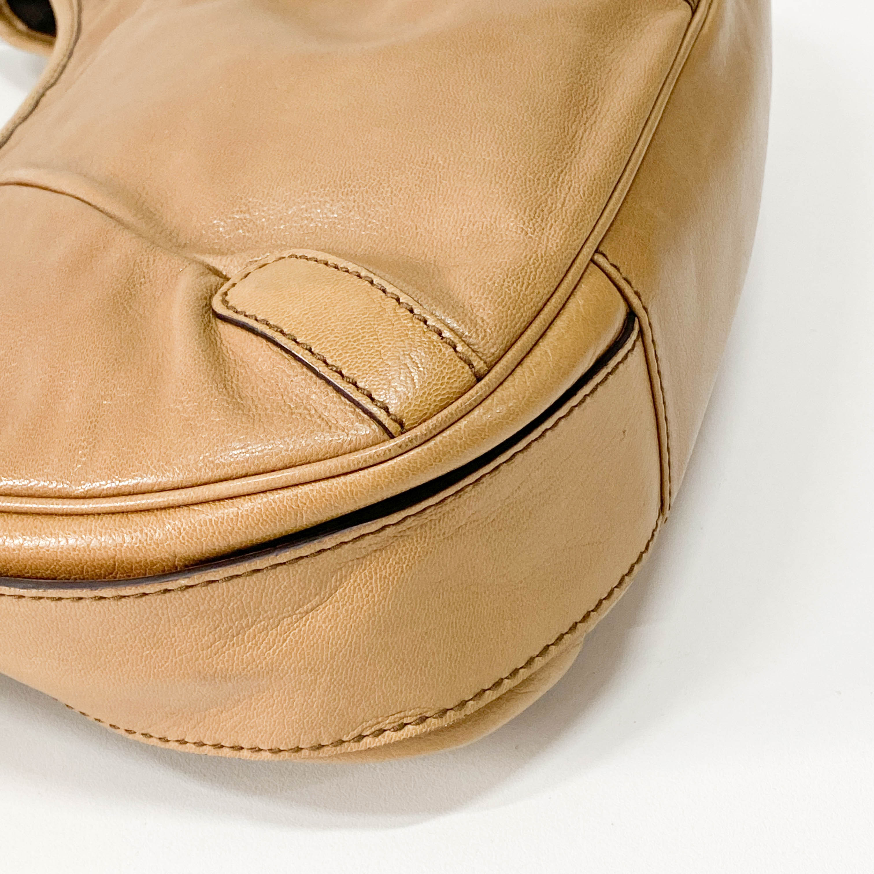 Mombasa Brown Leather Shoulder Bag