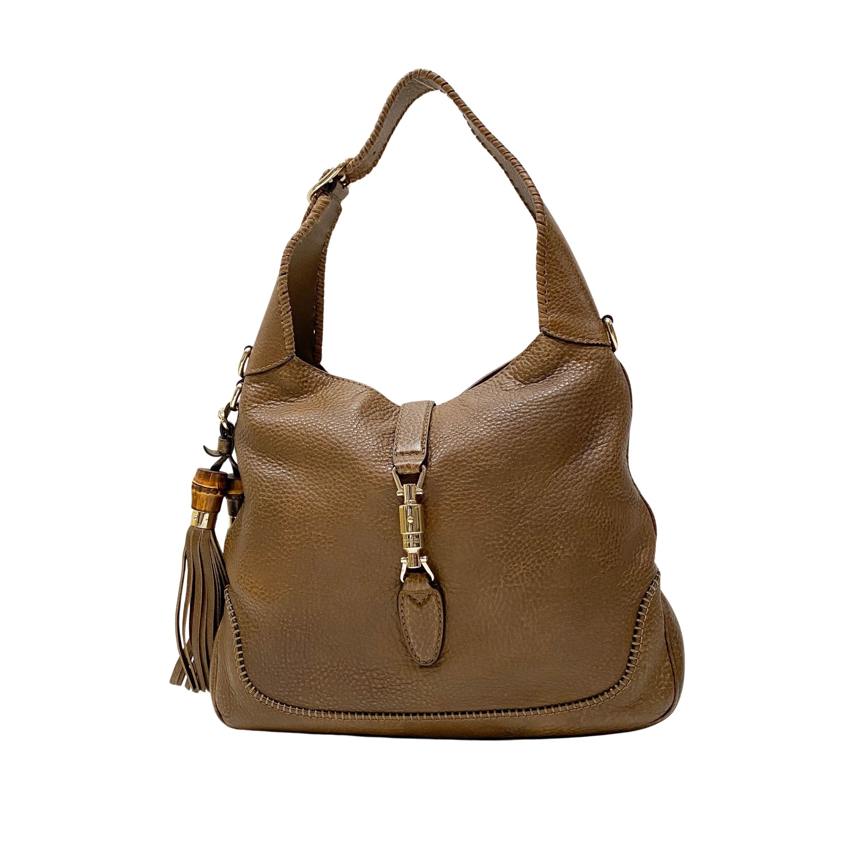 New Jackie Brown Leather Two Way Bag