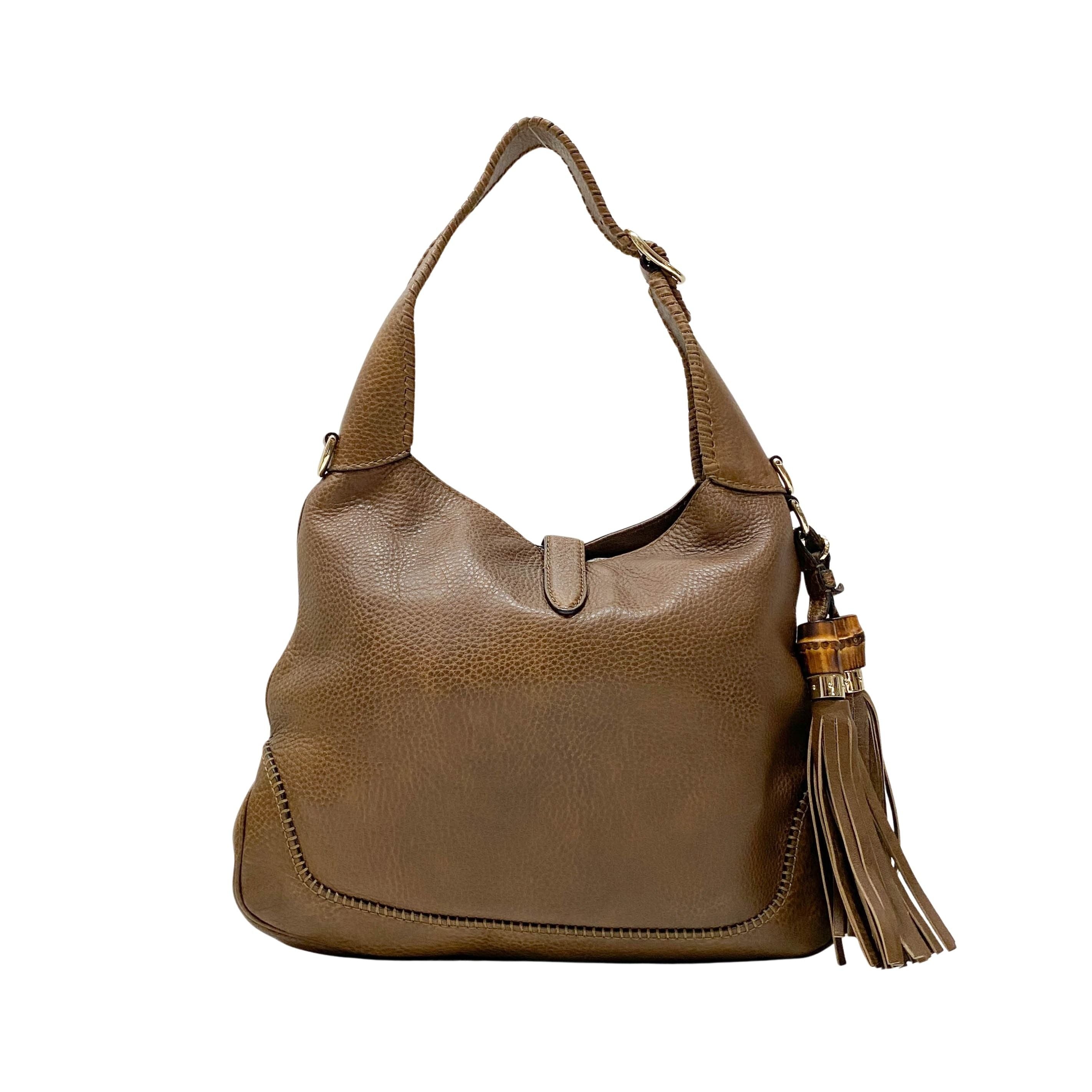 New Jackie Brown Leather Two Way Bag