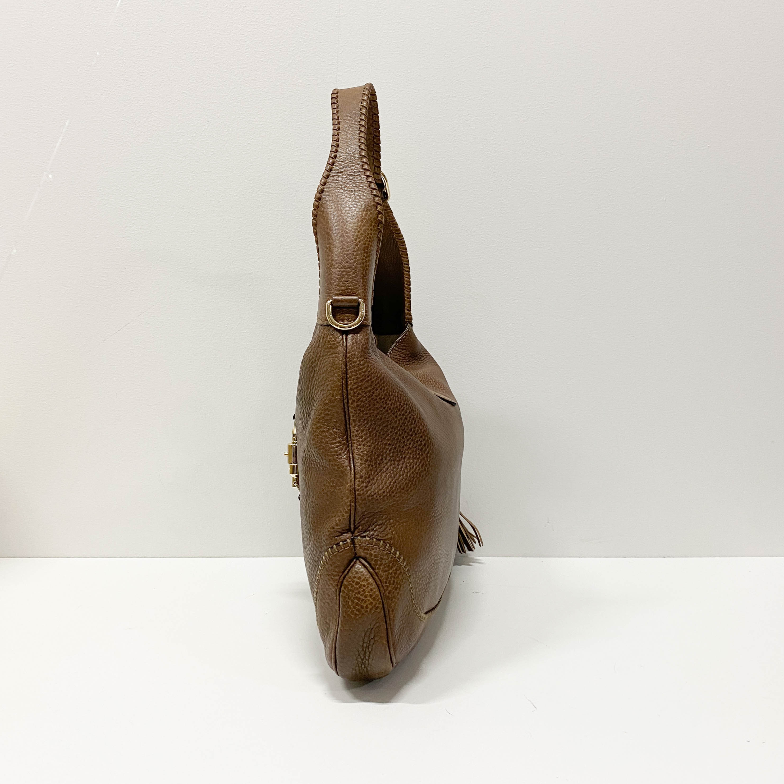 New Jackie Brown Leather Two Way Bag